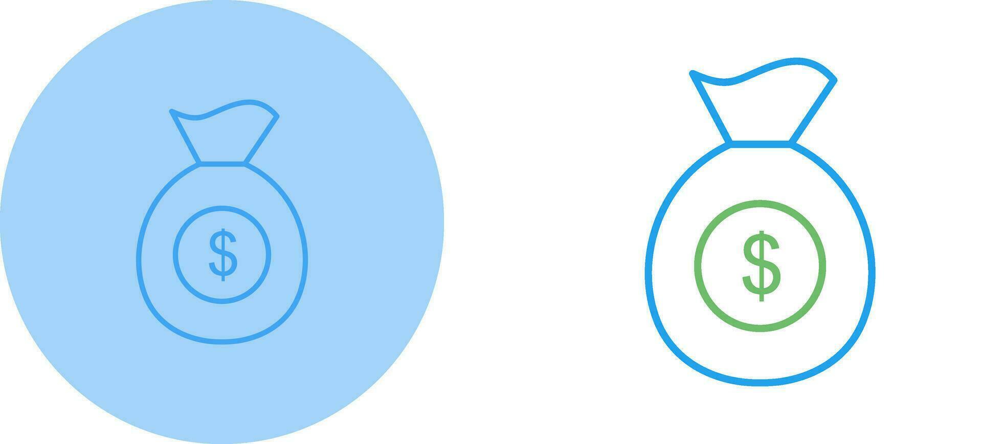 Dollar Coins Vector Icon