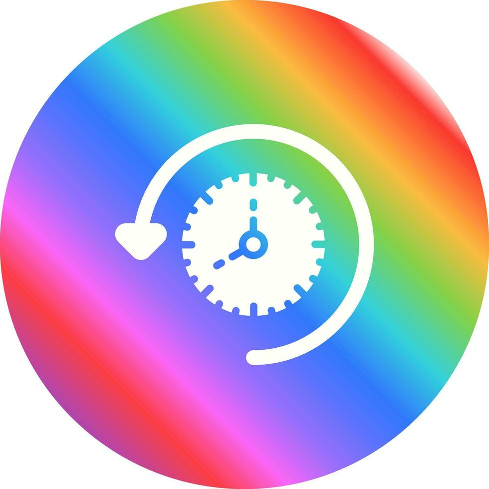 Time Past Vector Icon