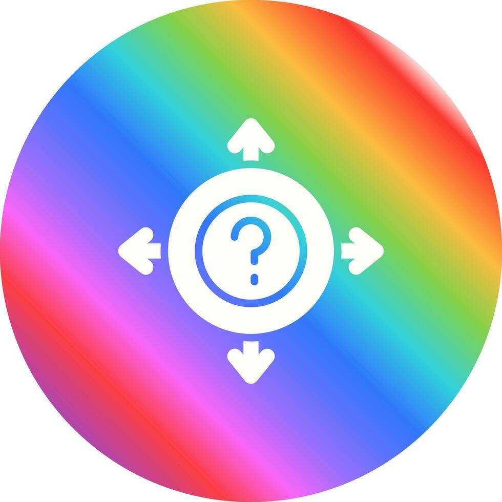 Uncertainty Vector Icon