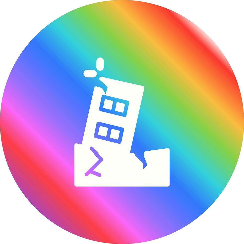 Earthquake Vector Icon