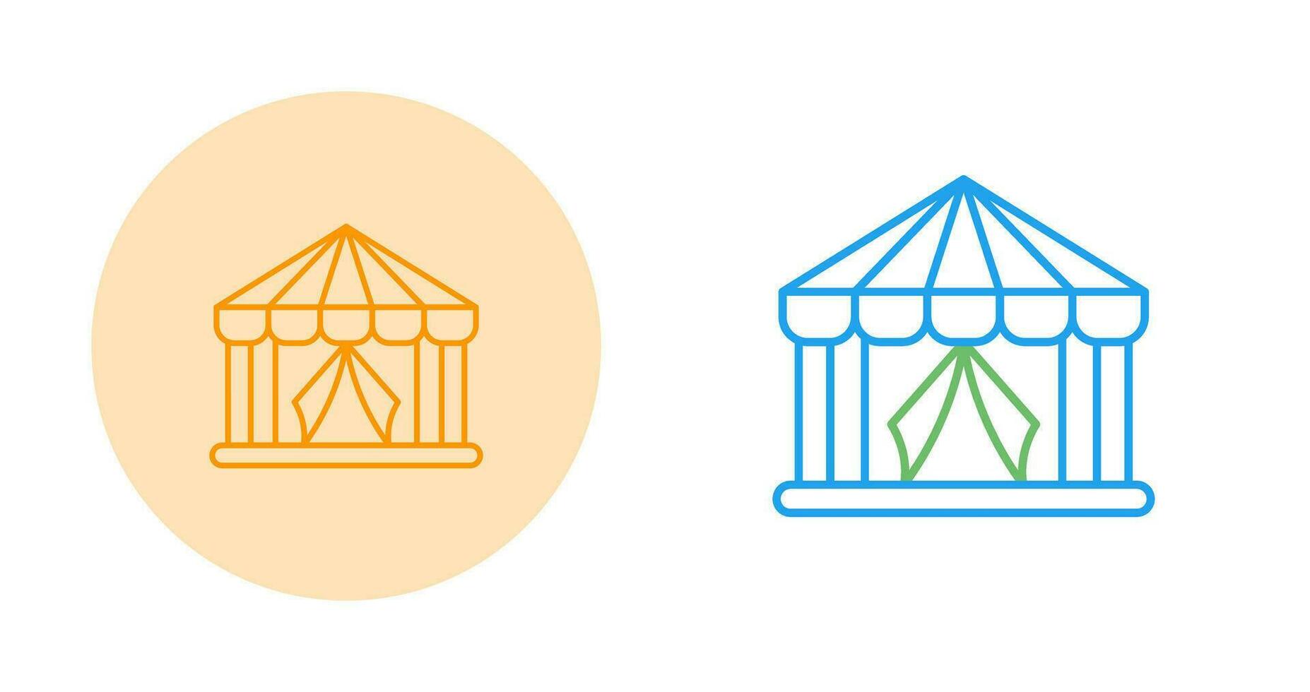 Circus Tent Vector Icon