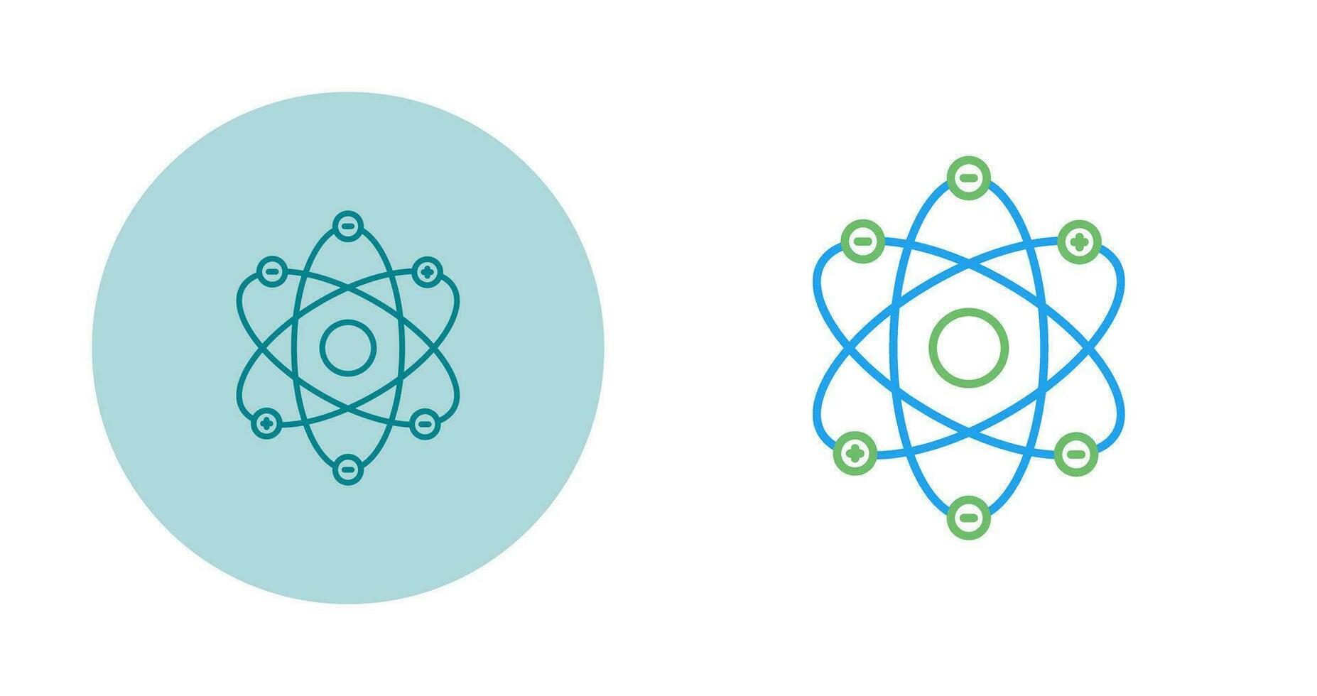 Atom Structure Vector Icon