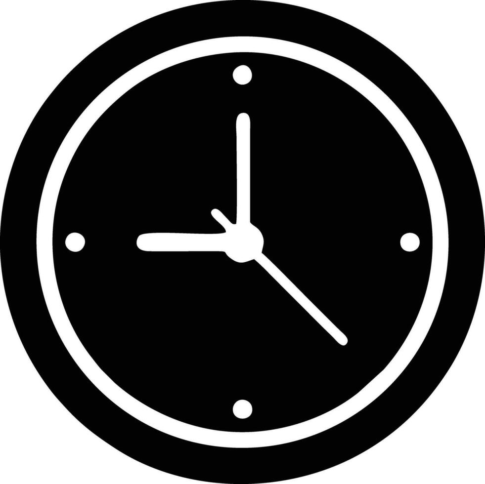 Clock icon symbol design image. Illustration of the alarm watch time isolated vector image. EPS 10