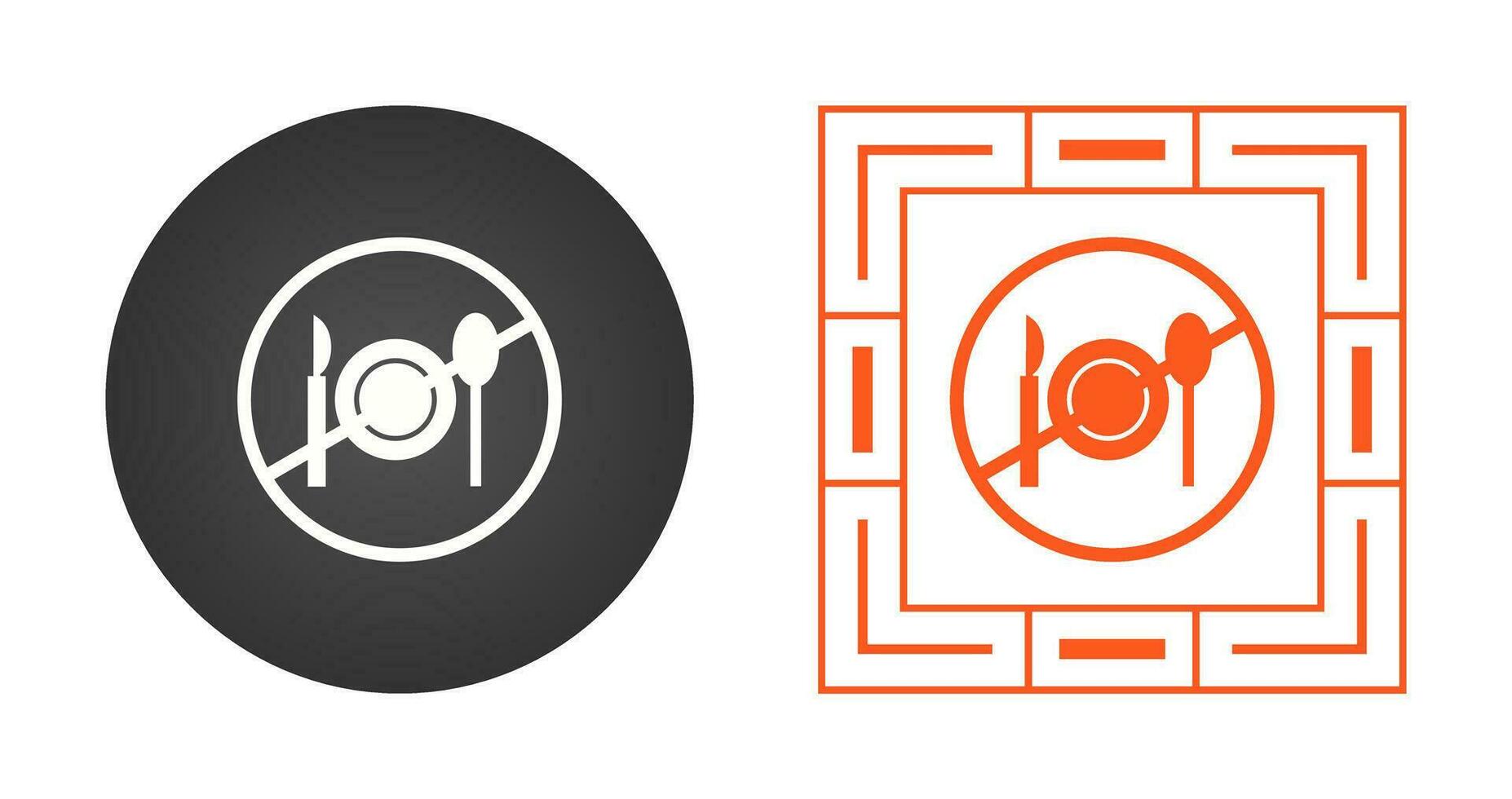 No Food Vector Icon