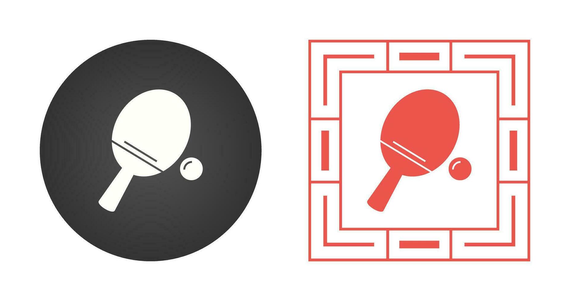 Table Tennis Vector Icon