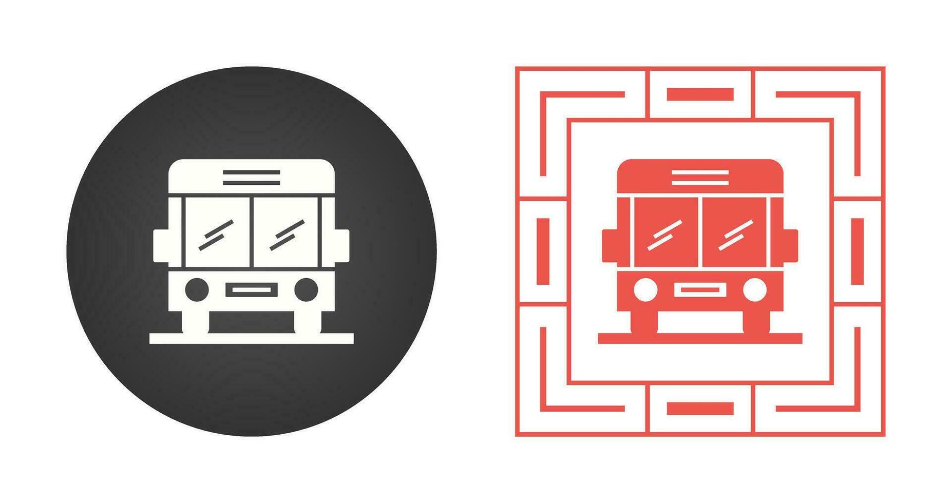 School bus Vector Icon