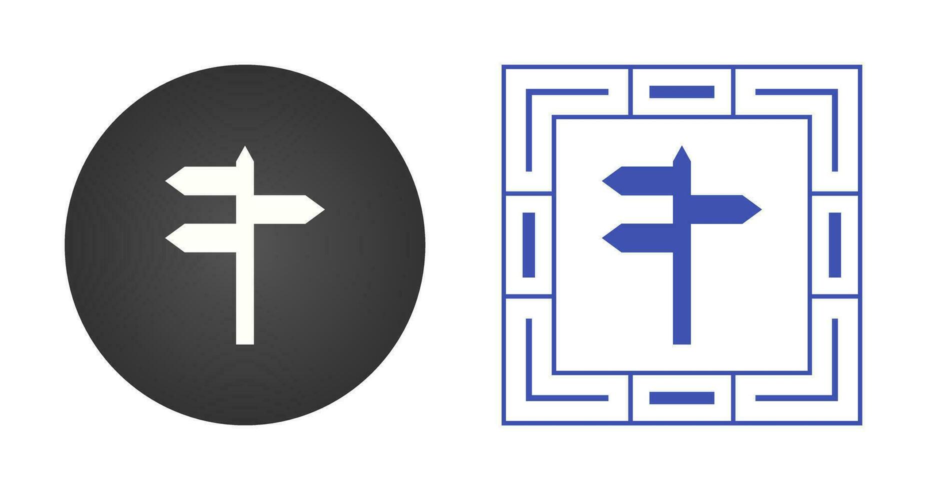 Street Sign Vector Icon