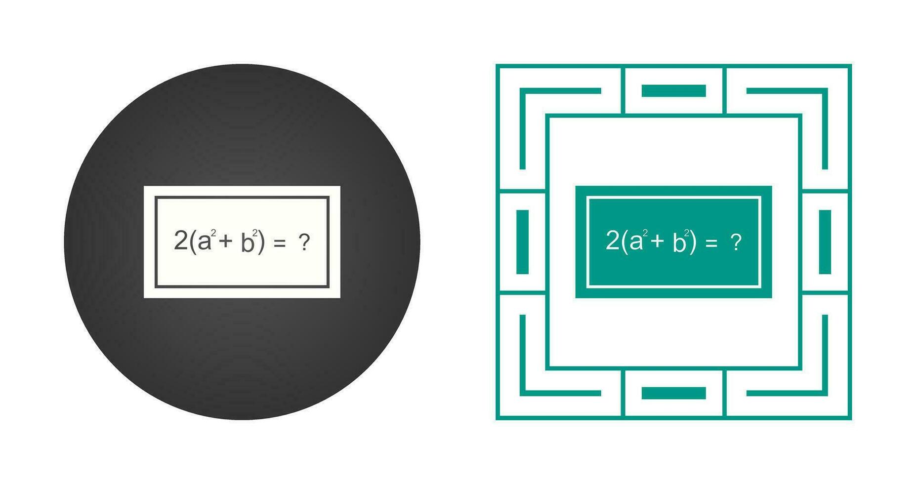 Solving Formula Vector Icon