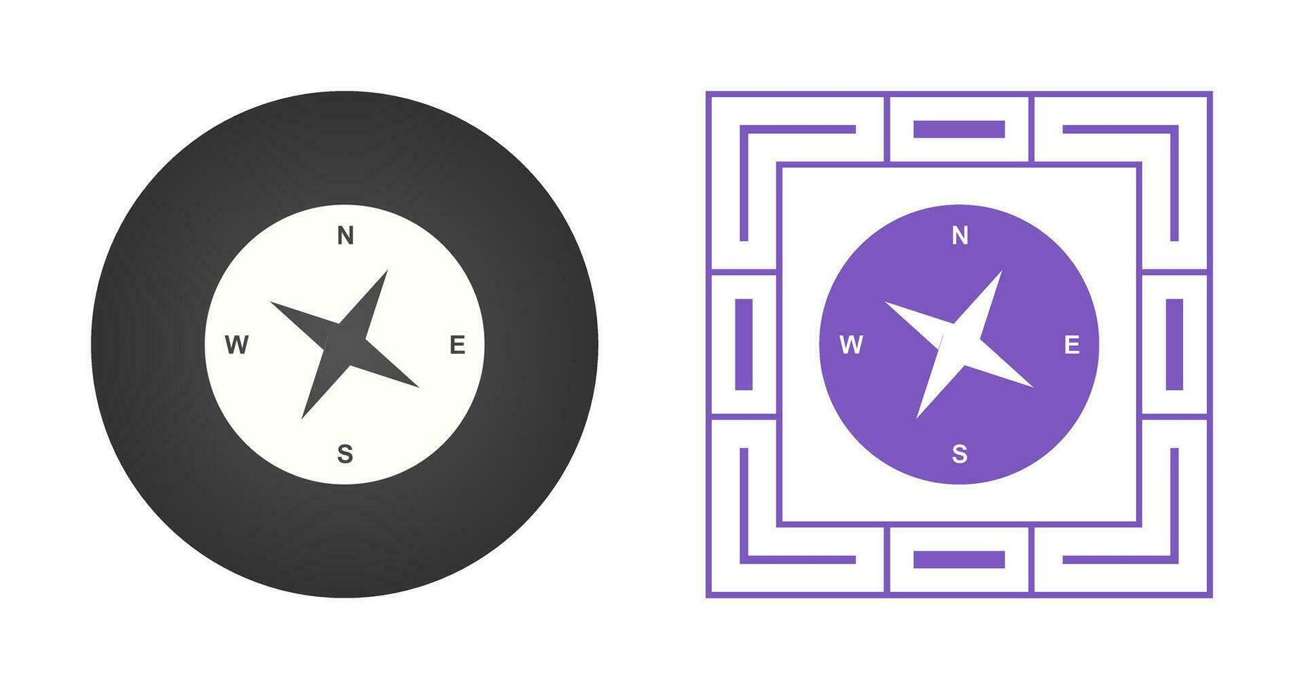 Compass Vector Icon