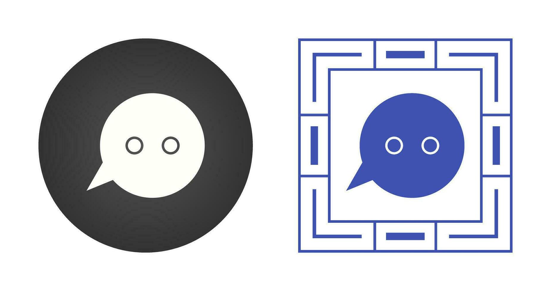 Message Bubbles Vector Icon