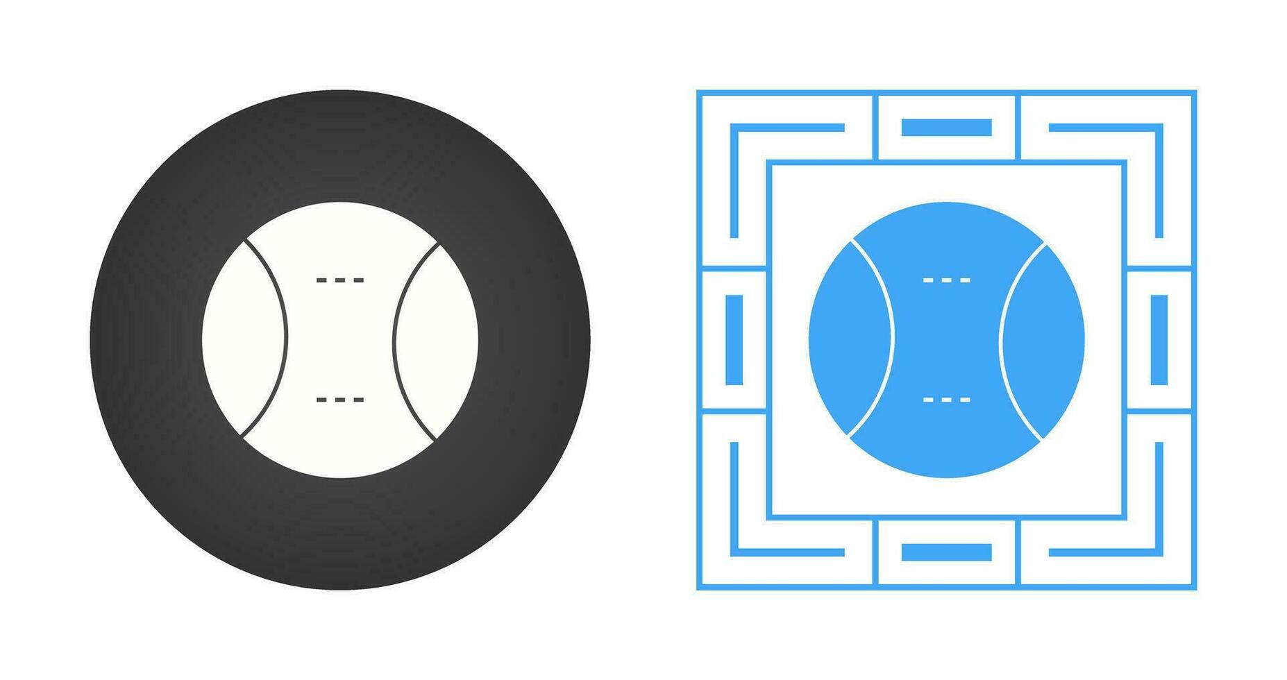 icono de vector de softbol