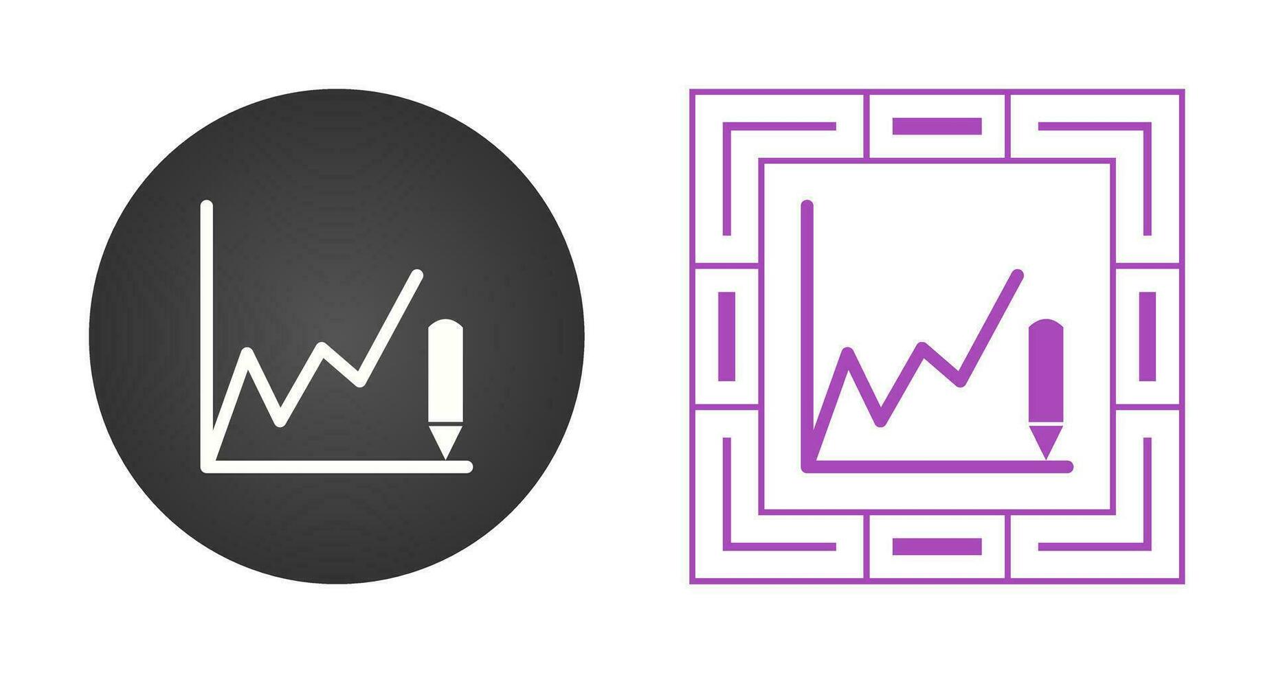 Drawing Graphs Vector Icon
