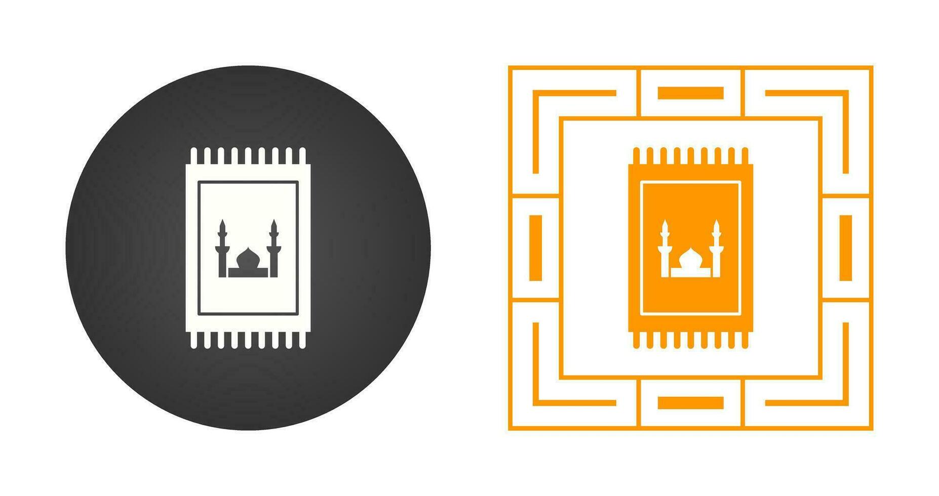 Prayer Rug Vector Icon