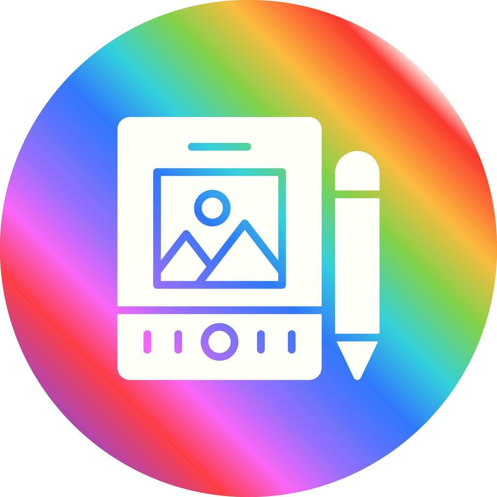 Pen Tablet Vector Icon