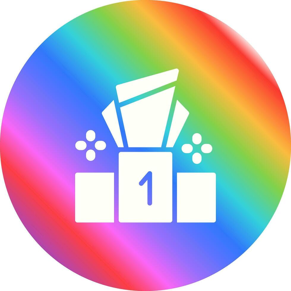 Podium Vector Icon