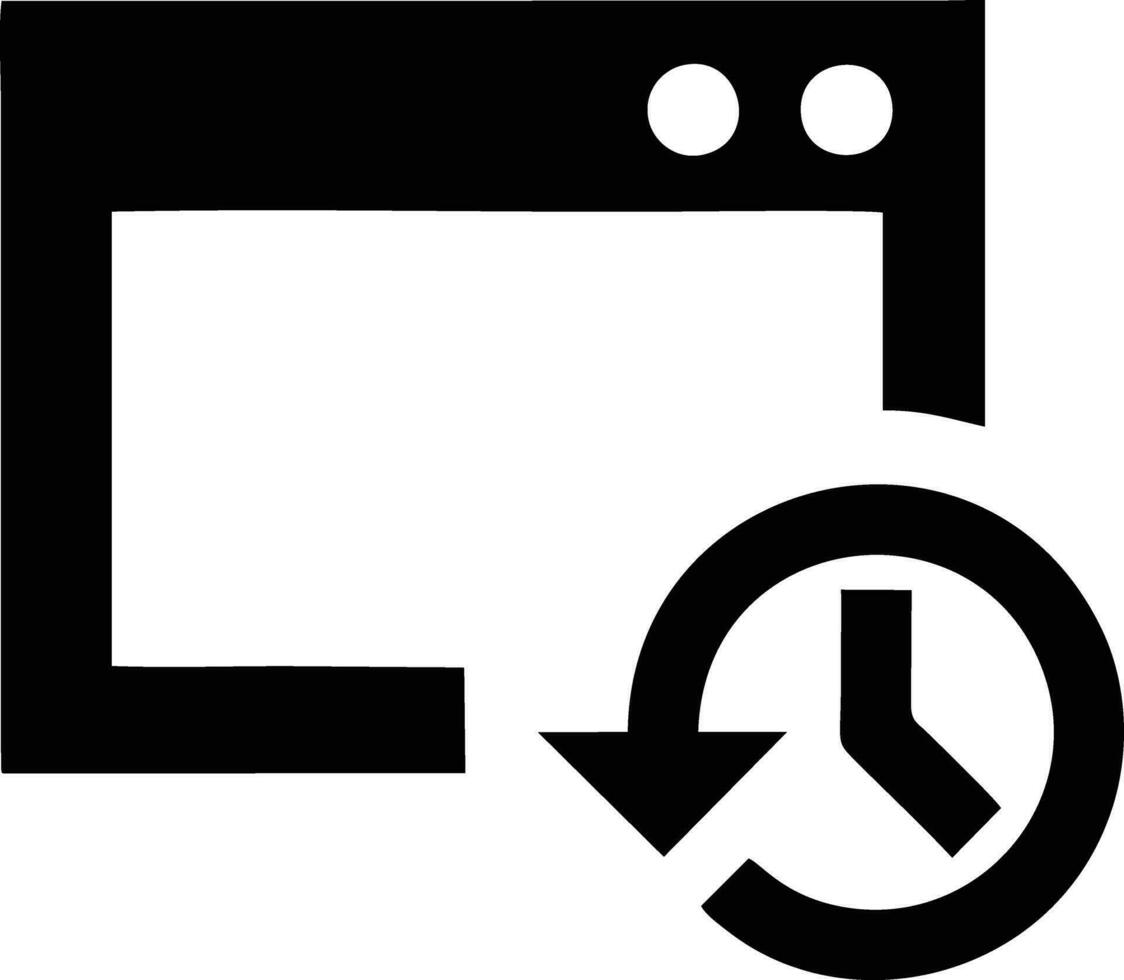 Clock icon symbol design image. Illustration of the alarm watch time isolated vector image. EPS 10