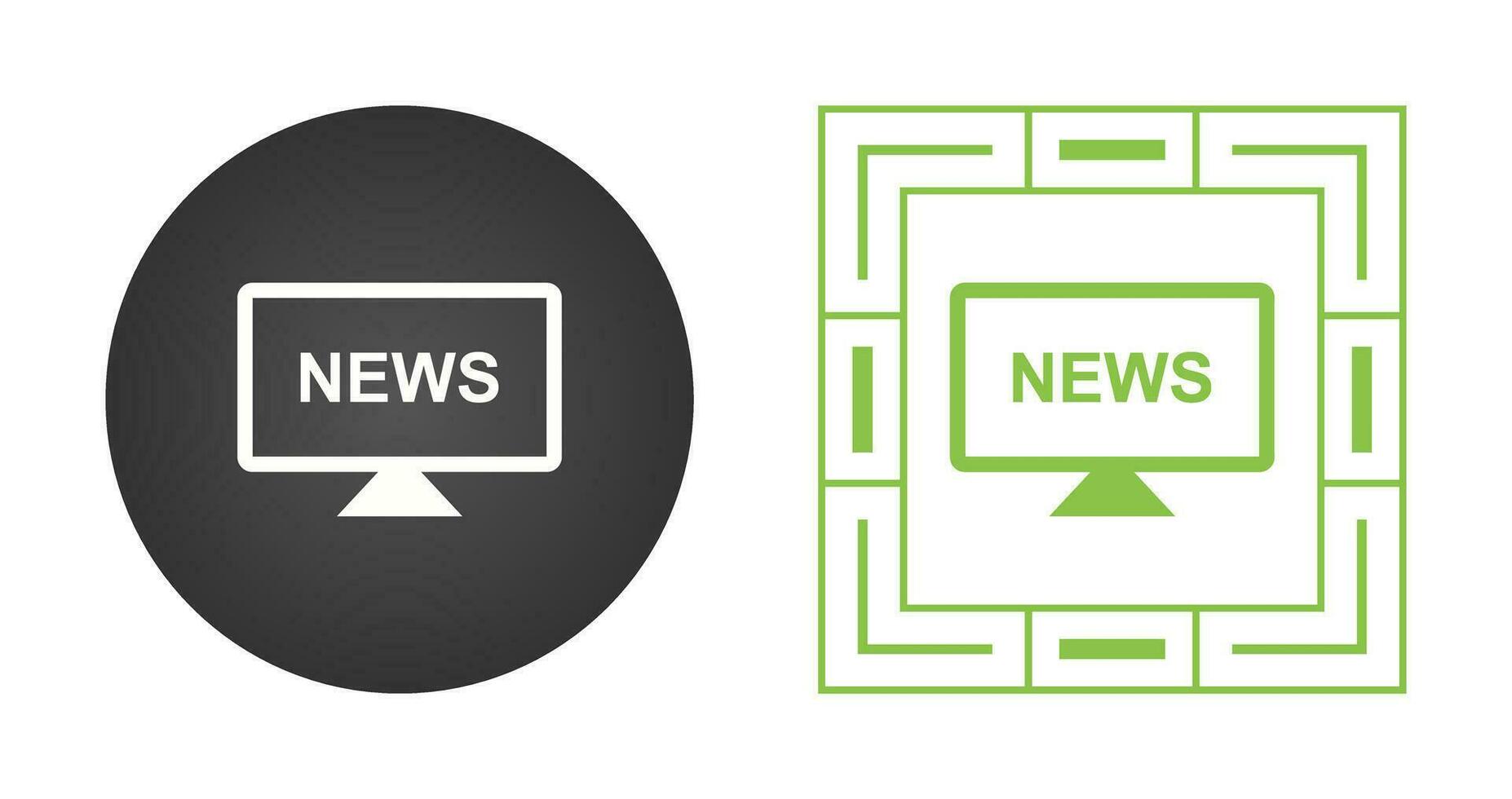 National News Vector Icon