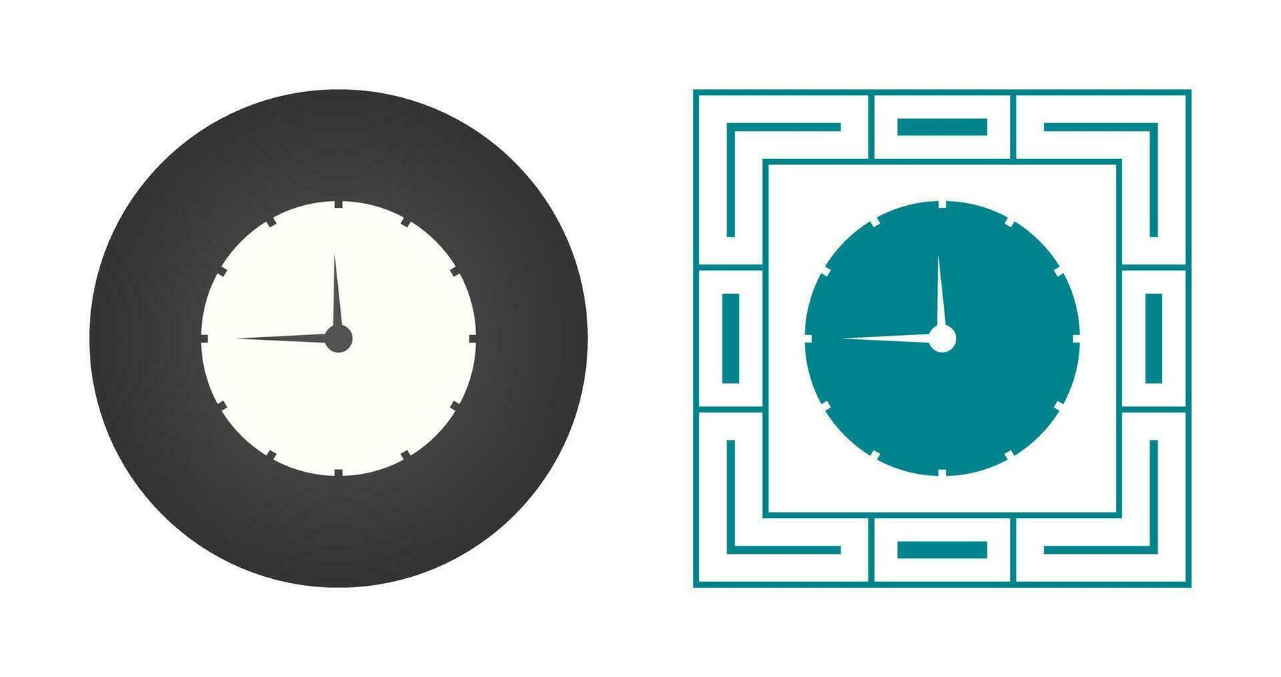 Wall Clock Vector Icon