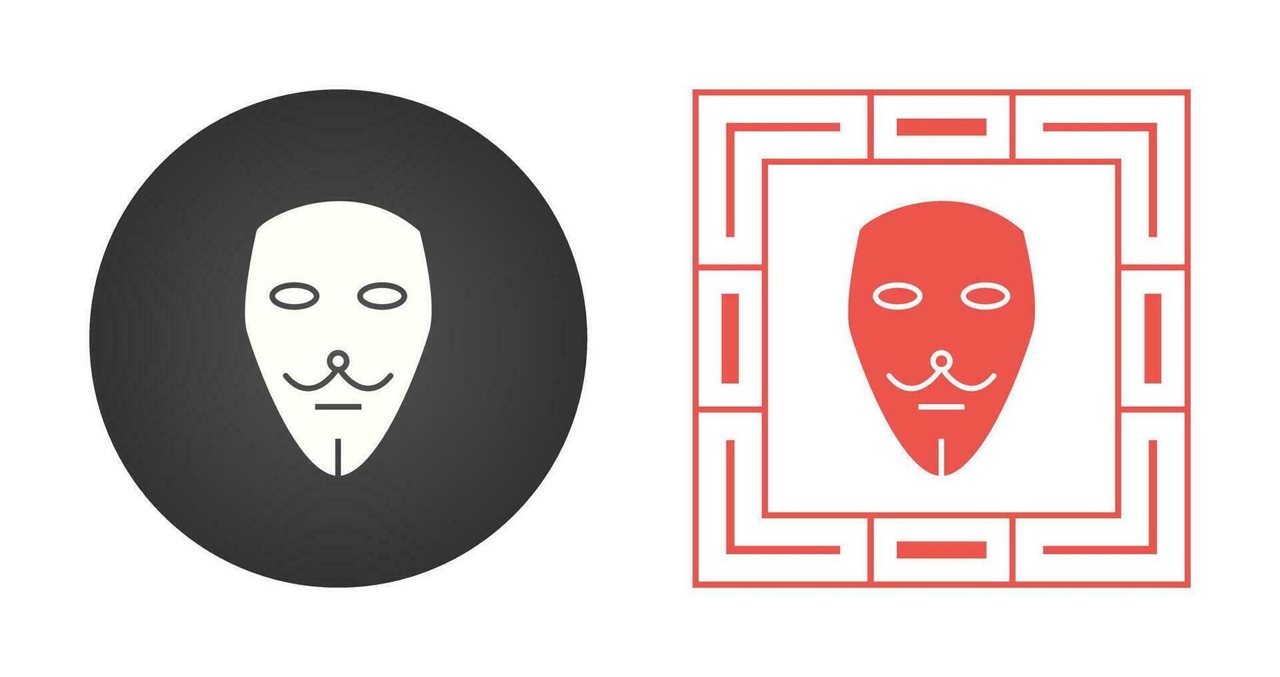 Two Masks Vector Icon