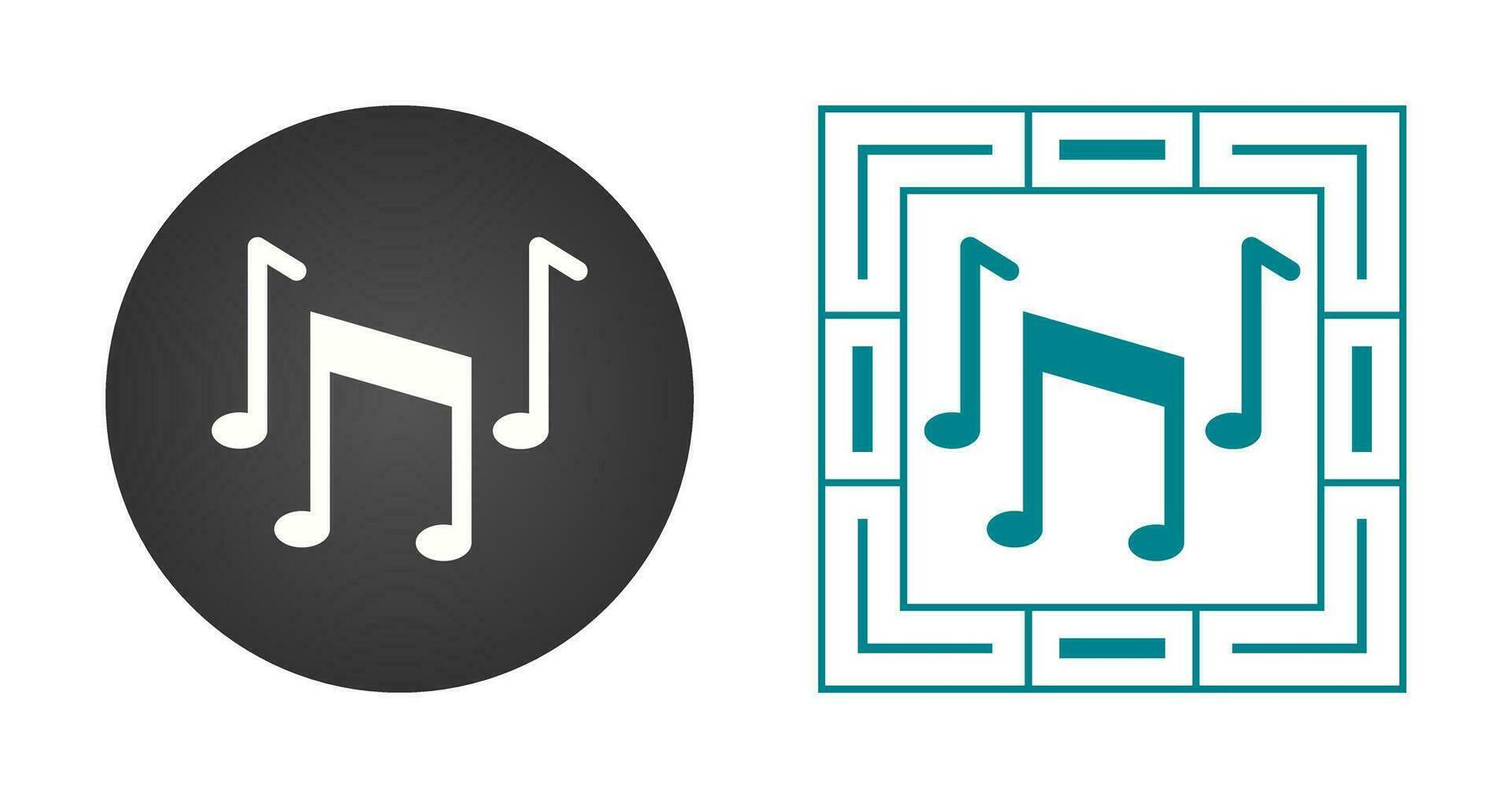 Musical Notes Vector Icon