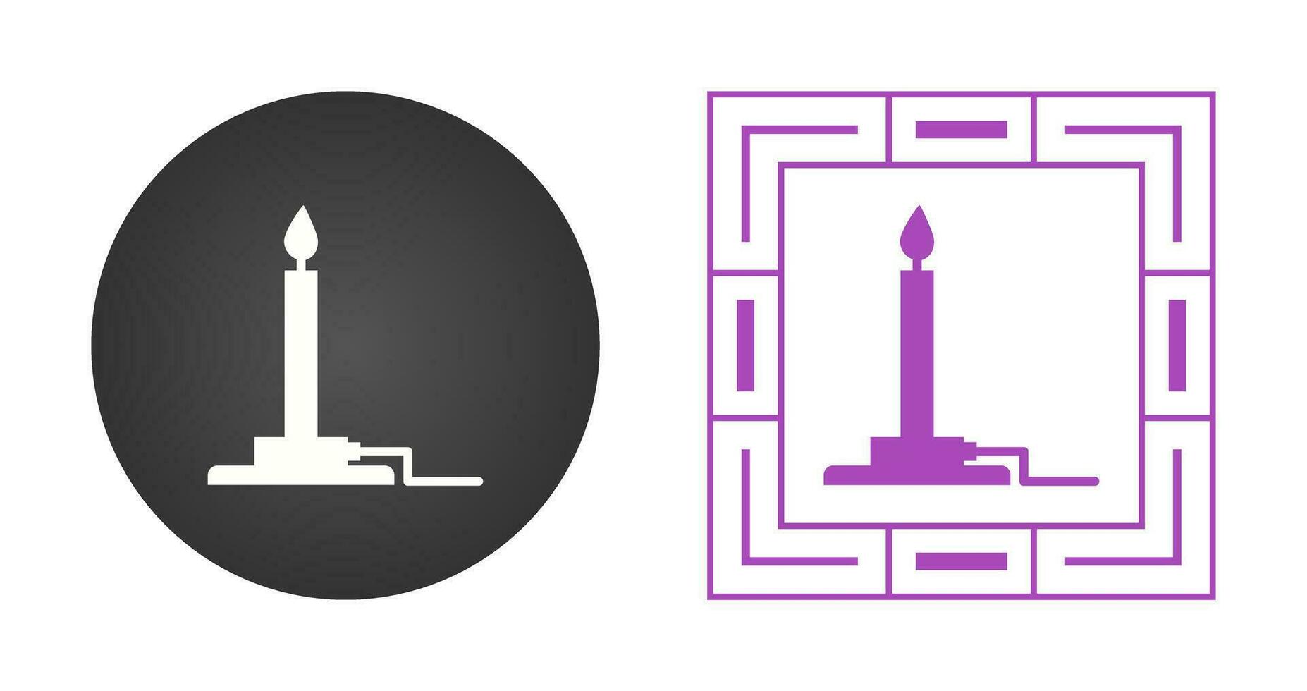 Bunsen Burner Vector Icon