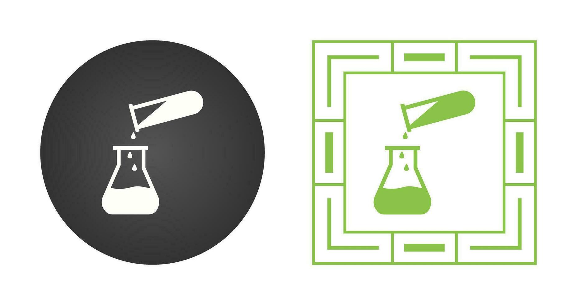Pouring Chemical Vector Icon