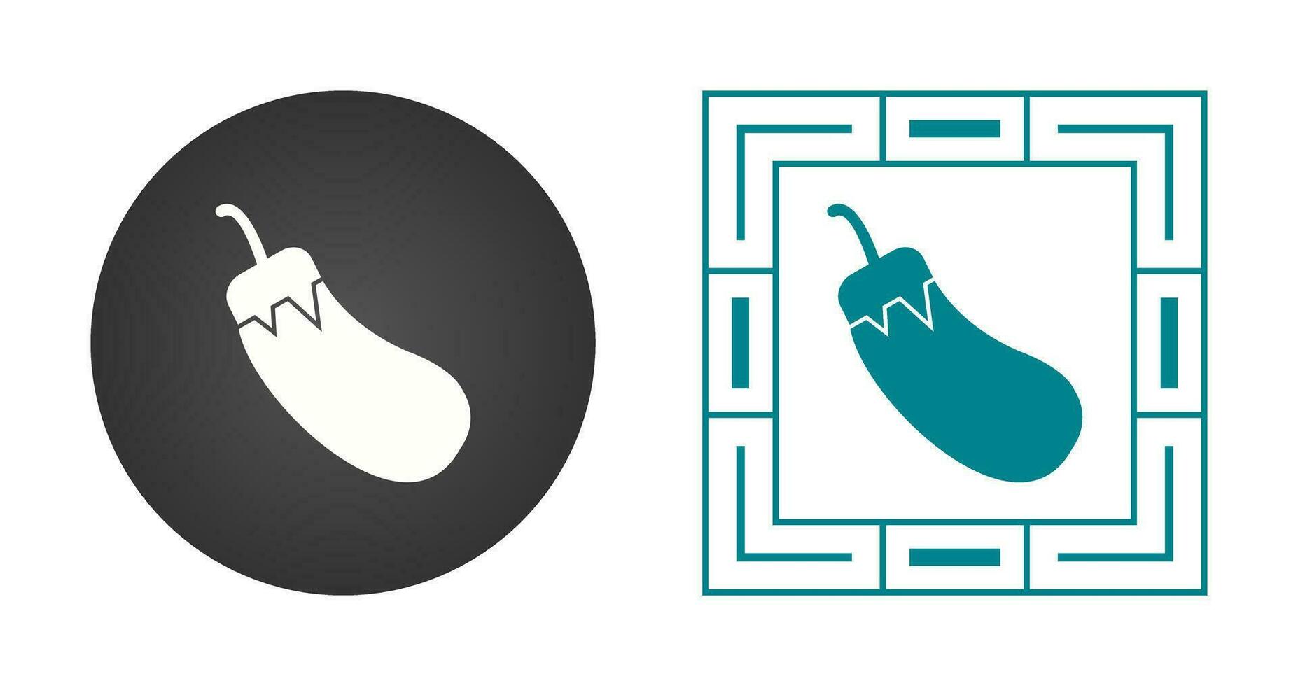 Eggplant Vector Icon