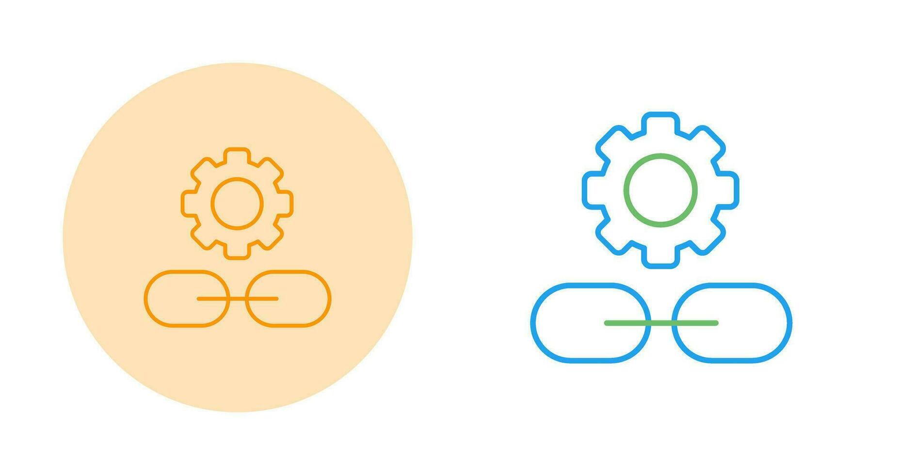 Link Setting Vector Icon