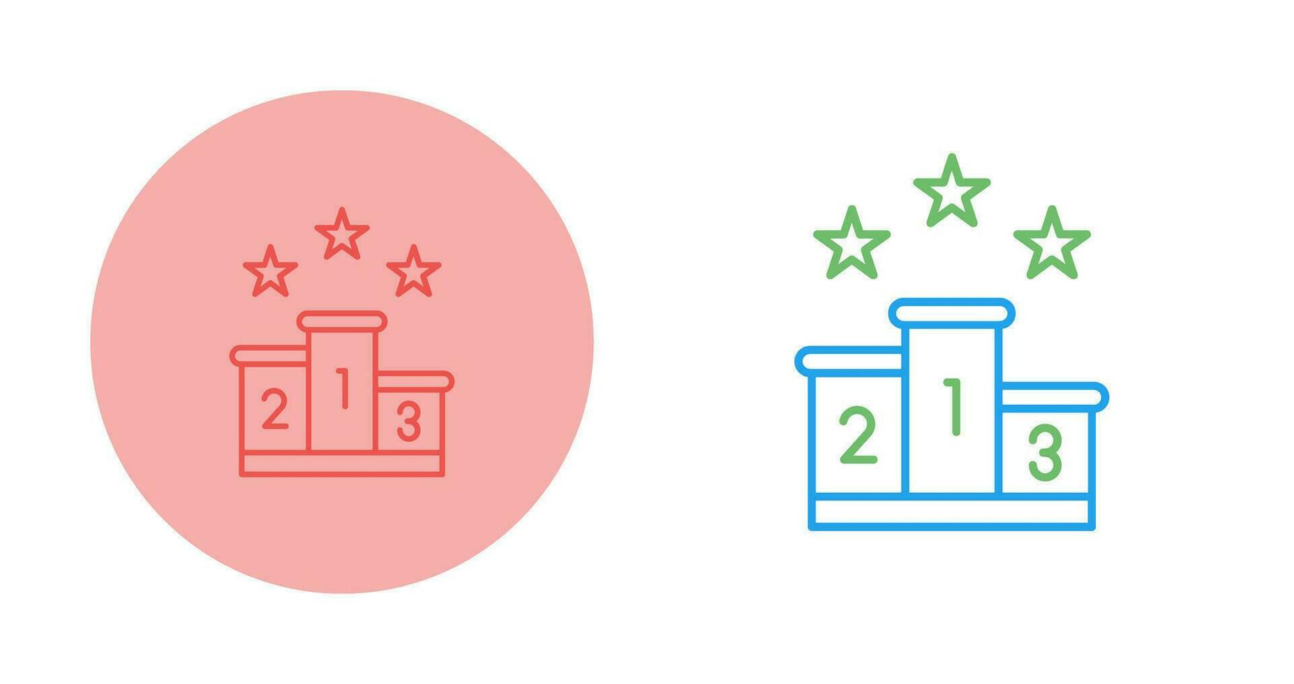 Podium Vector Icon