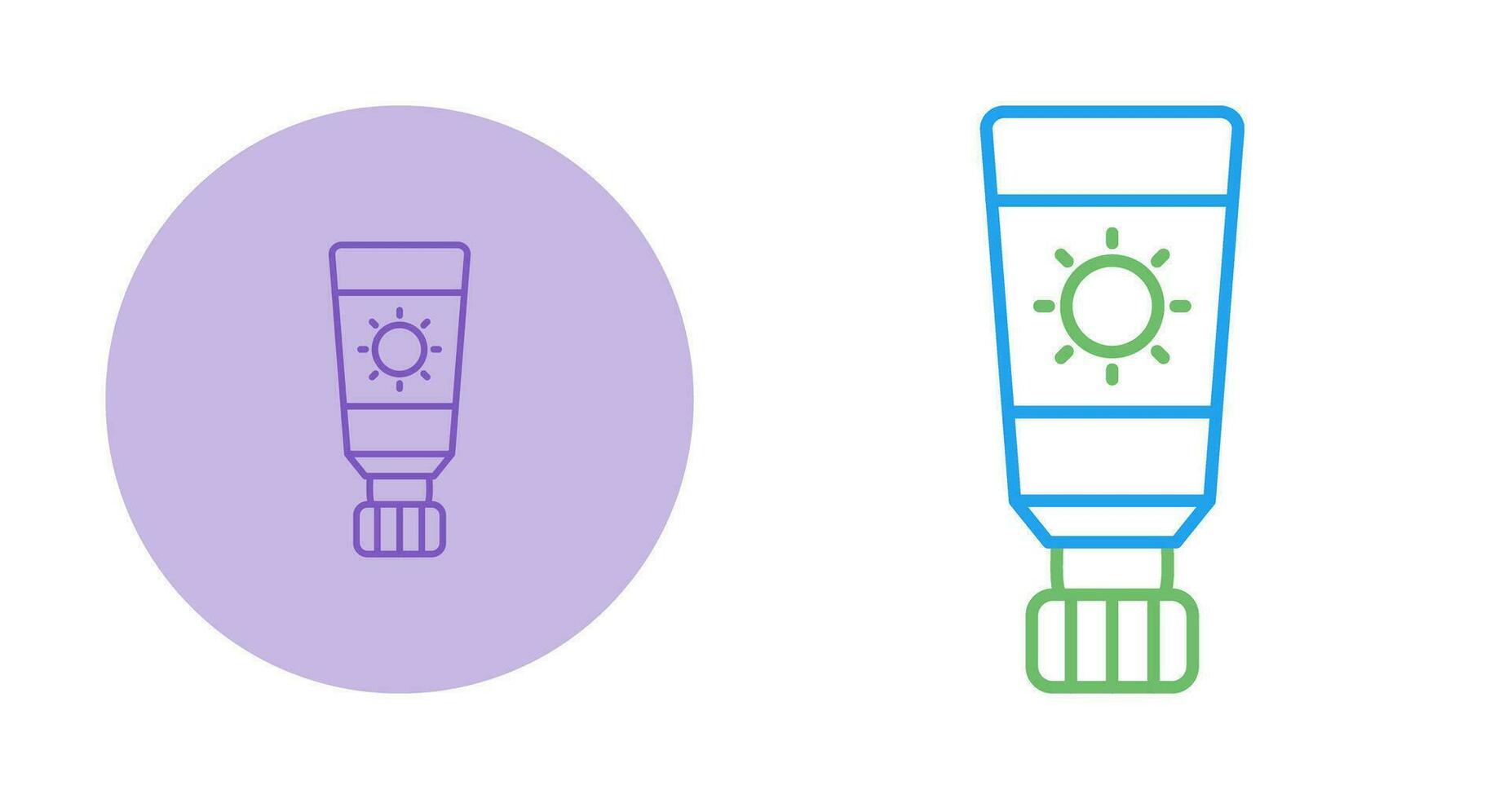 Sunscreen Vector Icon