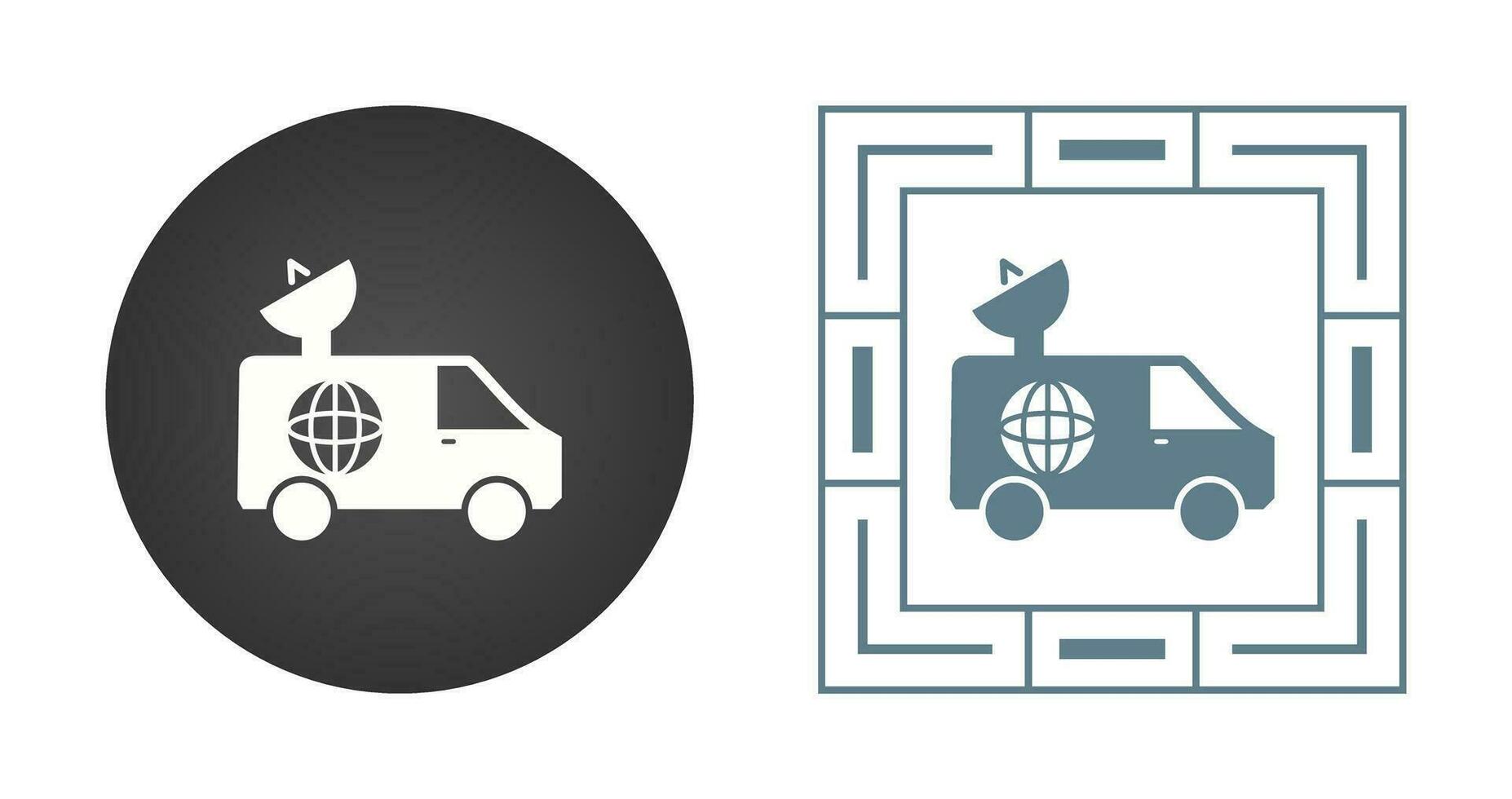 News Van Vector Icon