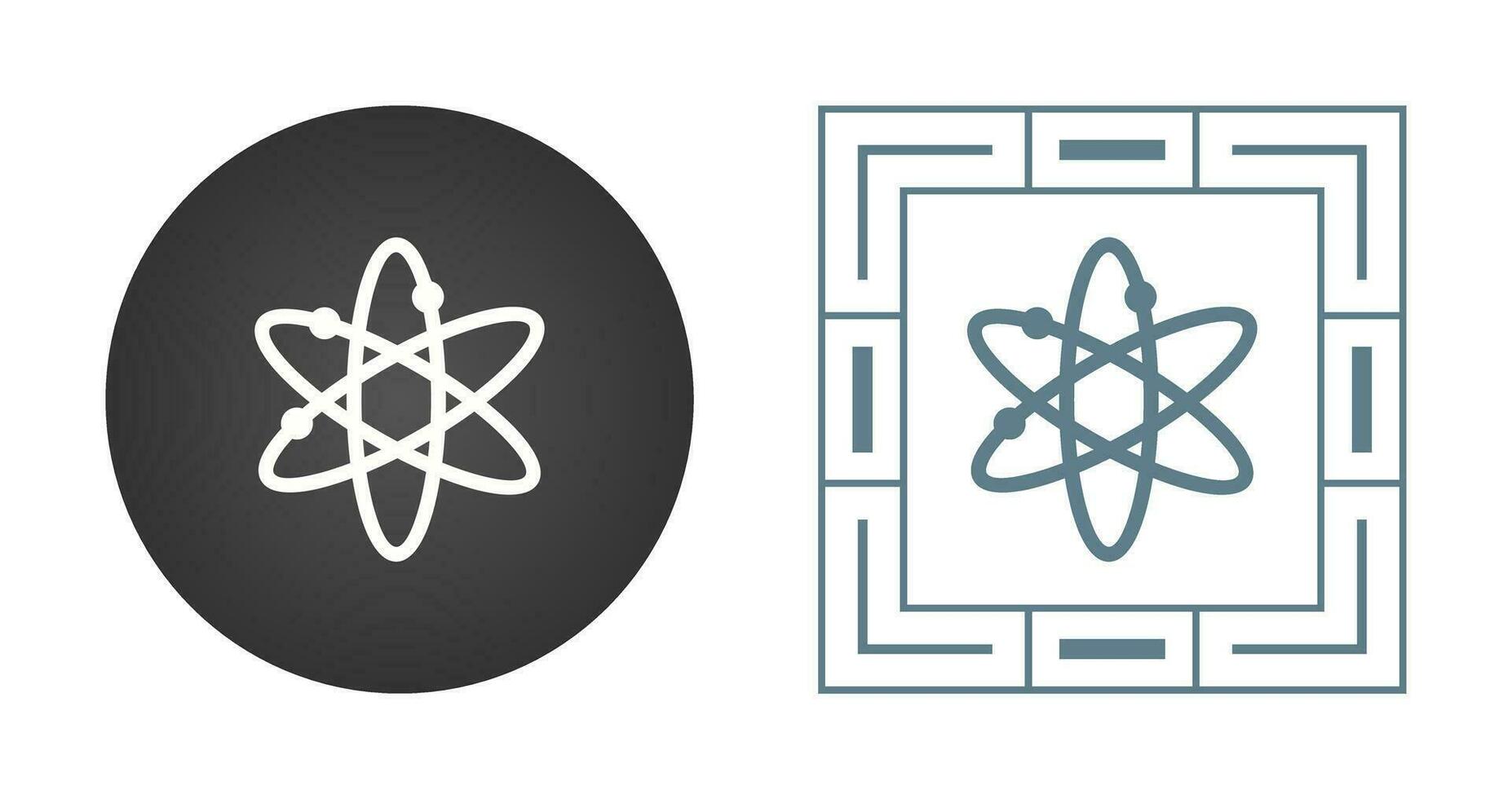 Atomic Structure Vector Icon