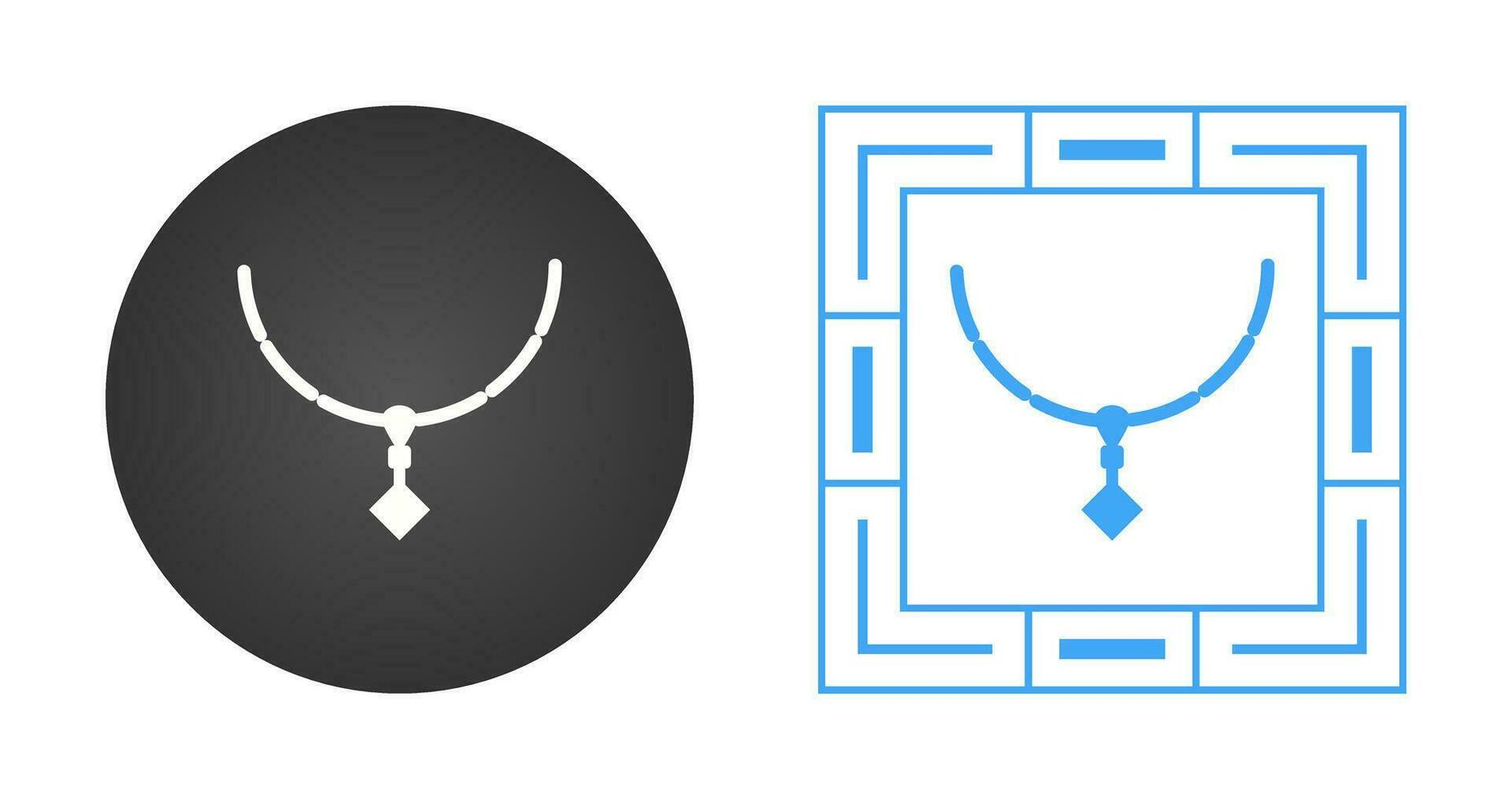 icono de vector de collar