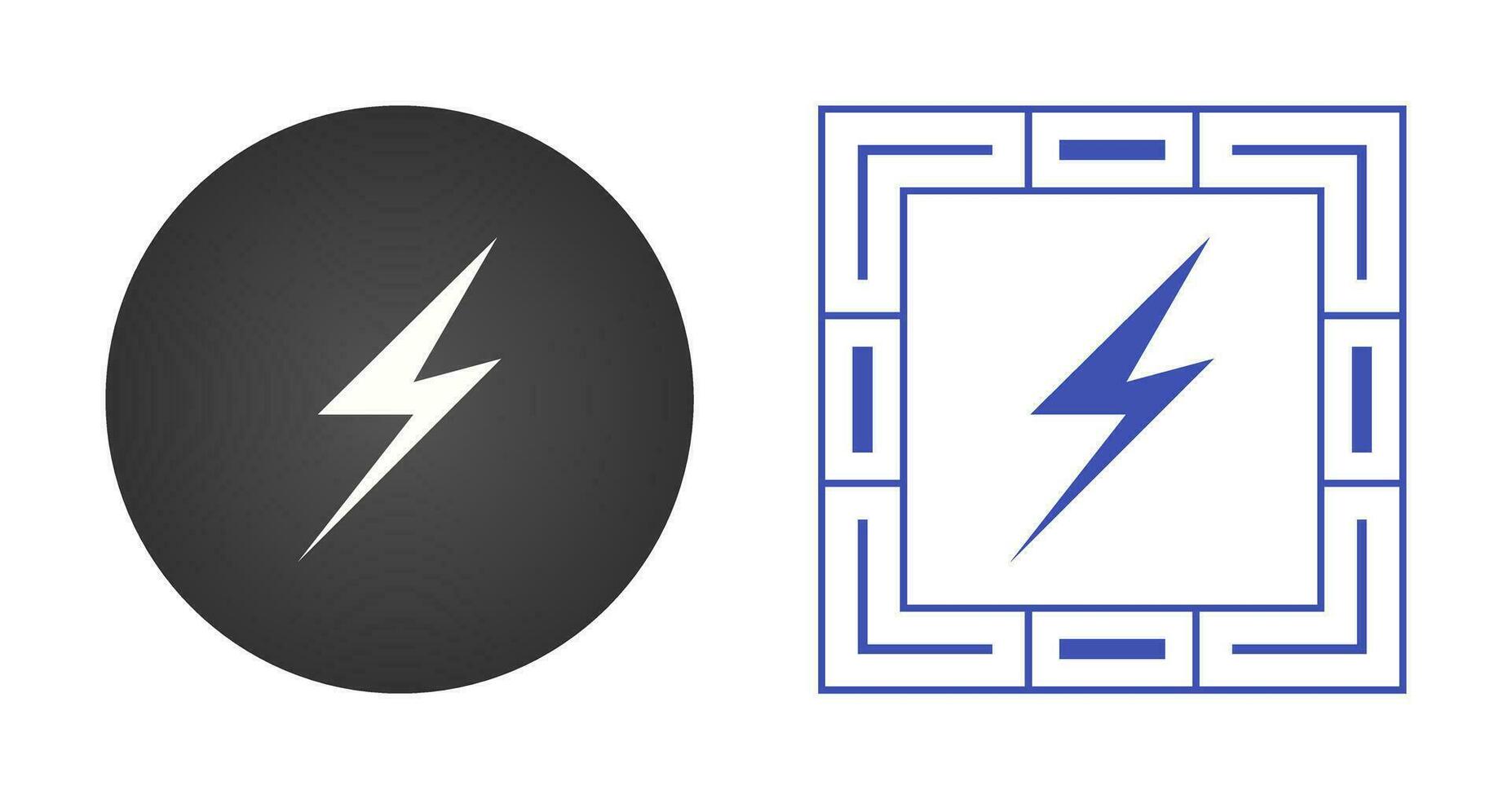 Lightening Vector Icon