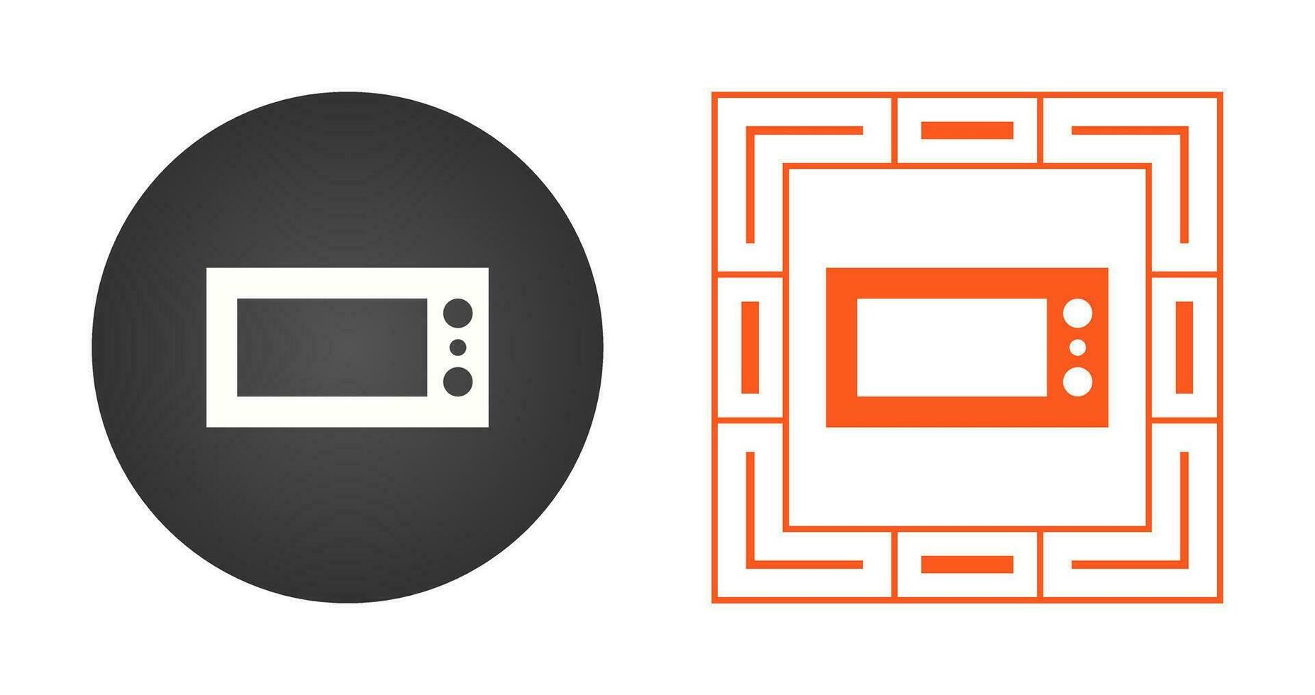 Microwave Vector Icon
