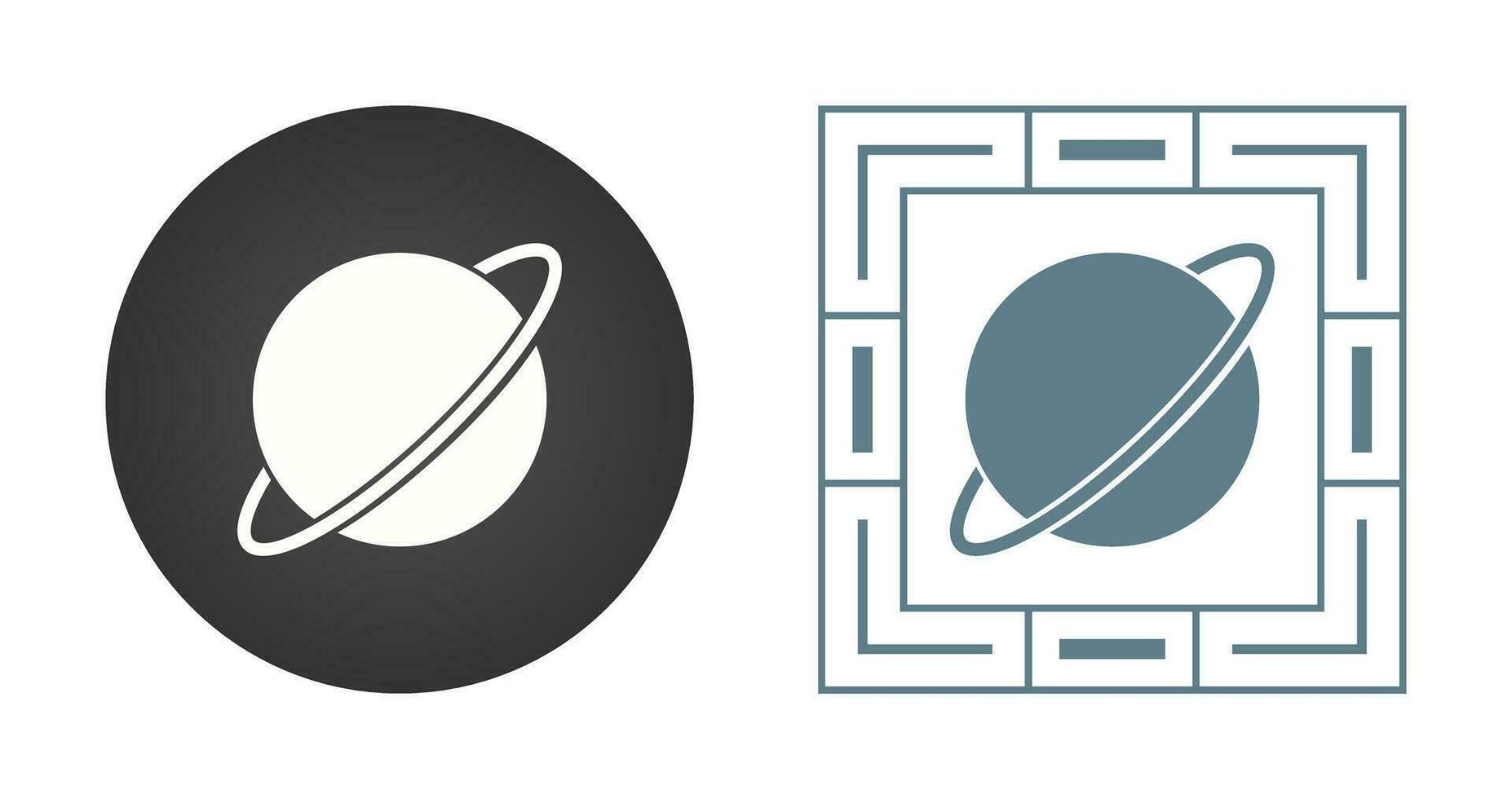Saturn Vector Icon