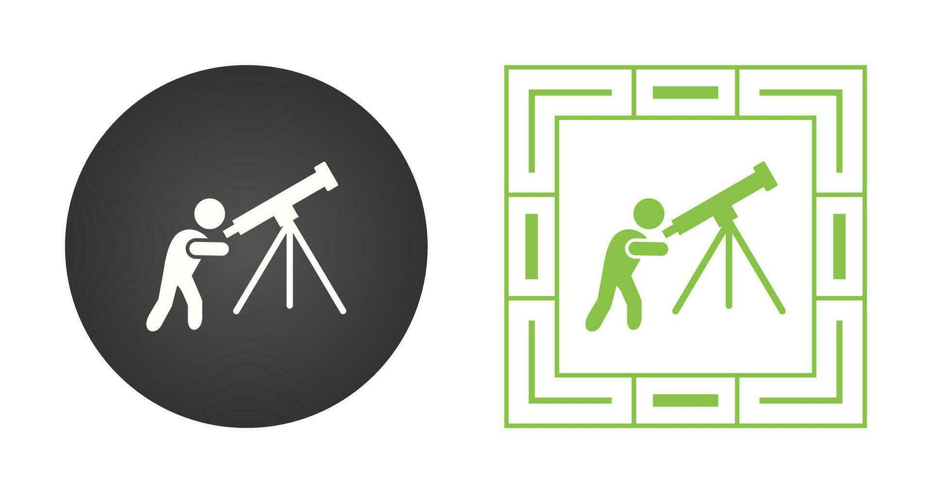 Adjusting Telescope Vector Icon