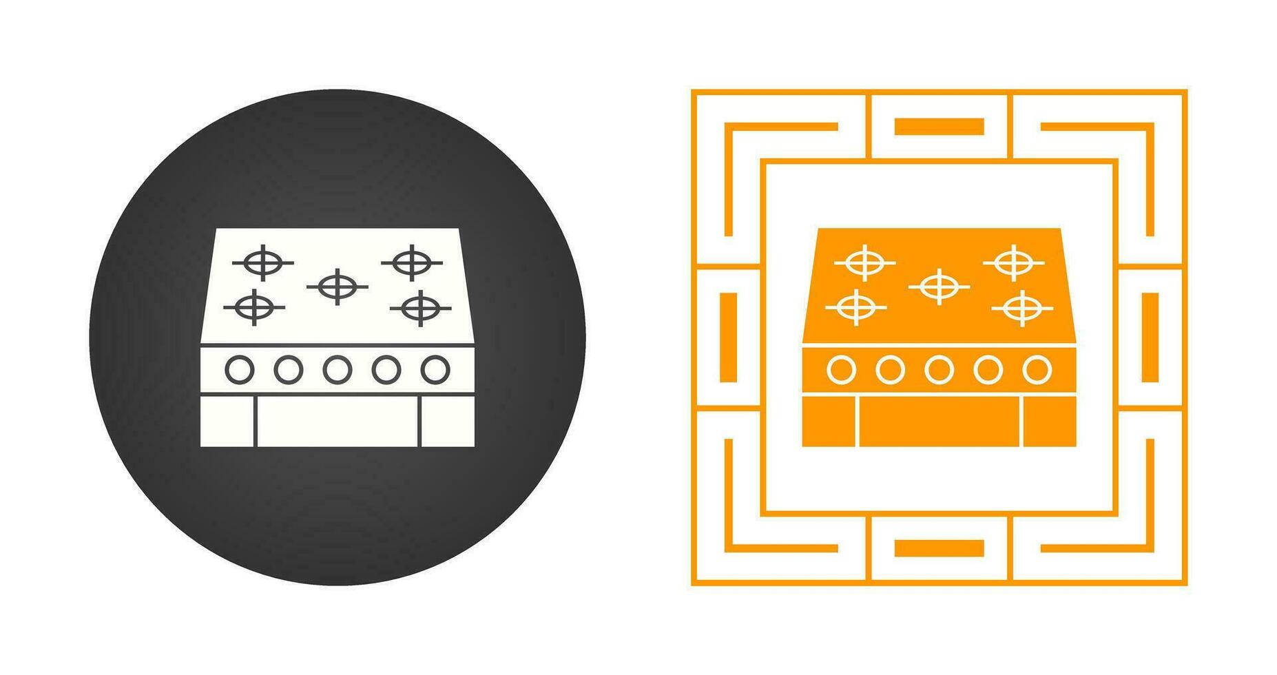 icono de vector de estufa