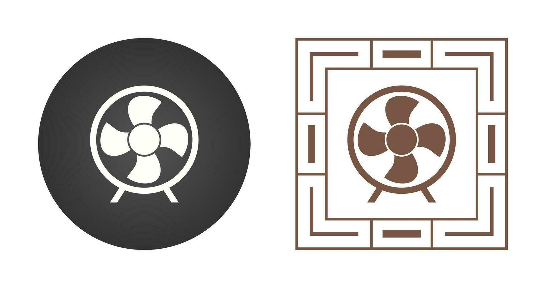 Electric Fan Vector Icon
