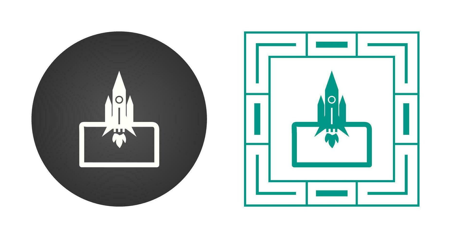 Rocket Launched Vector Icon
