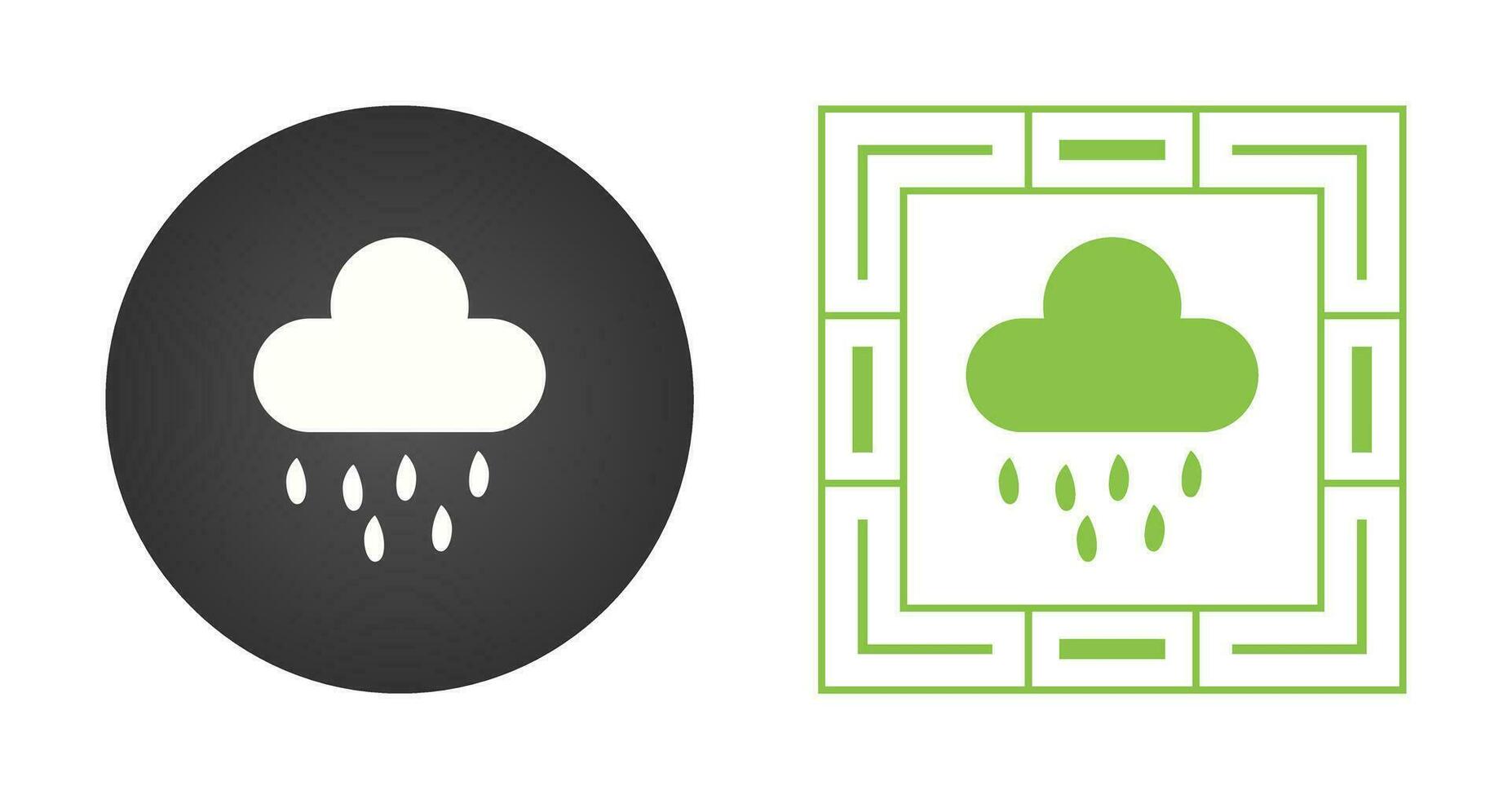 Rain Cloud Vector Icon