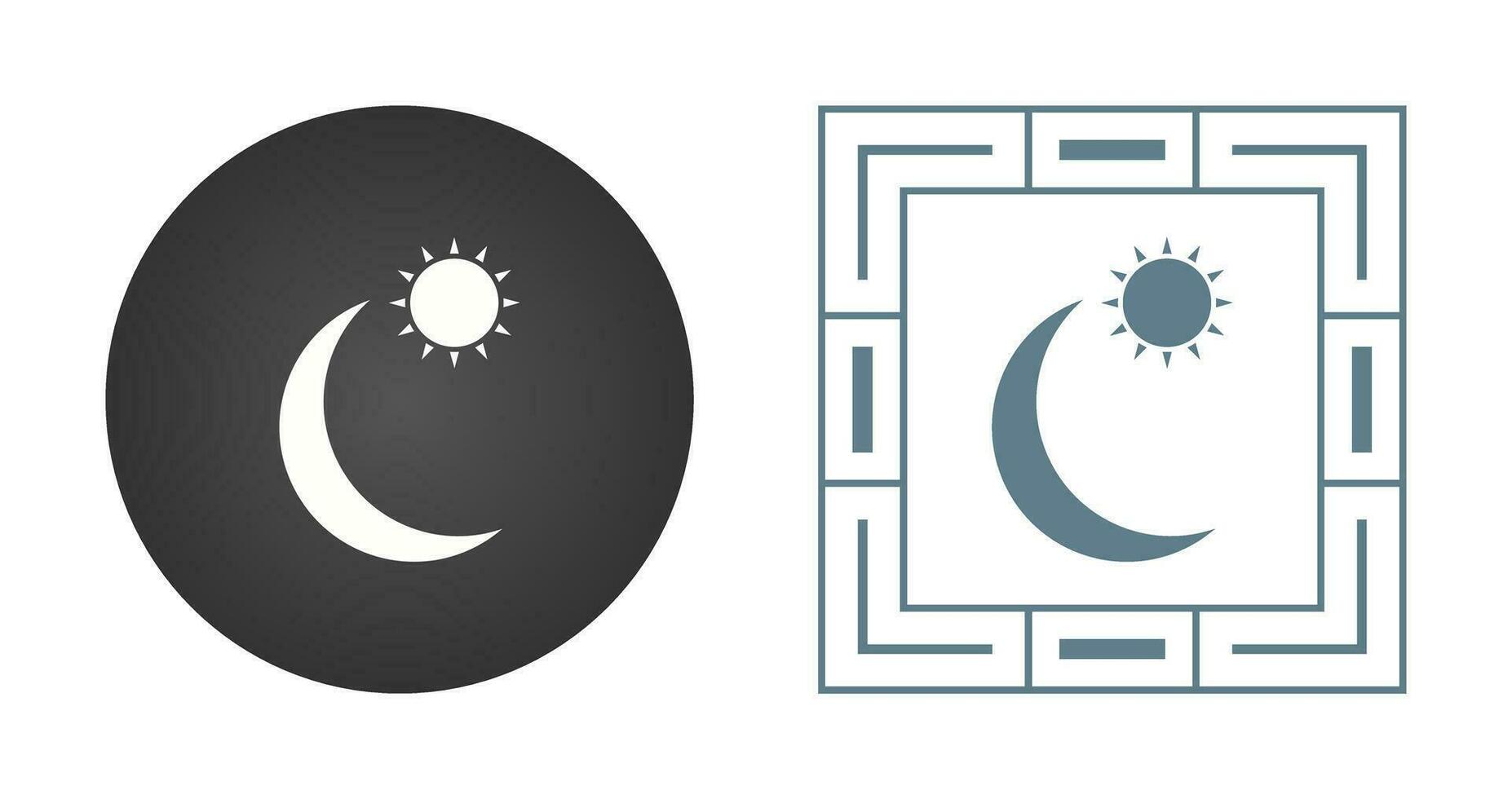 Sun and Planets Vector Icon
