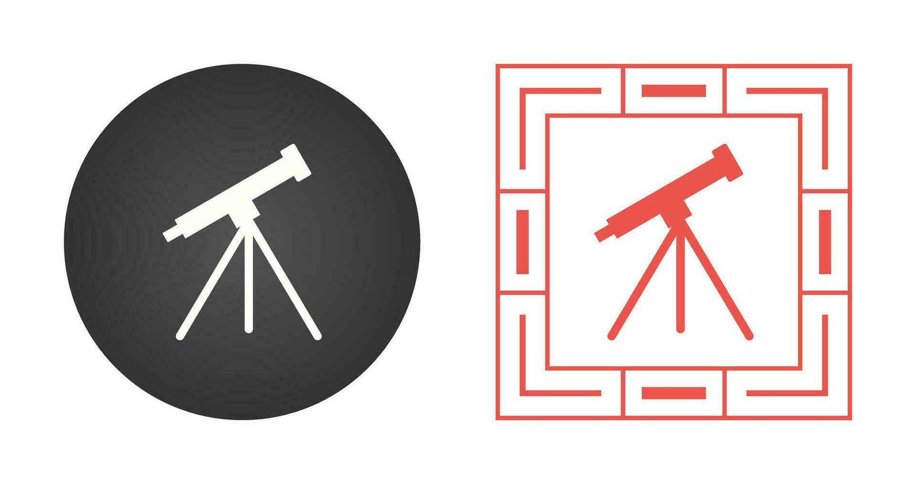 Telescope Vector Icon