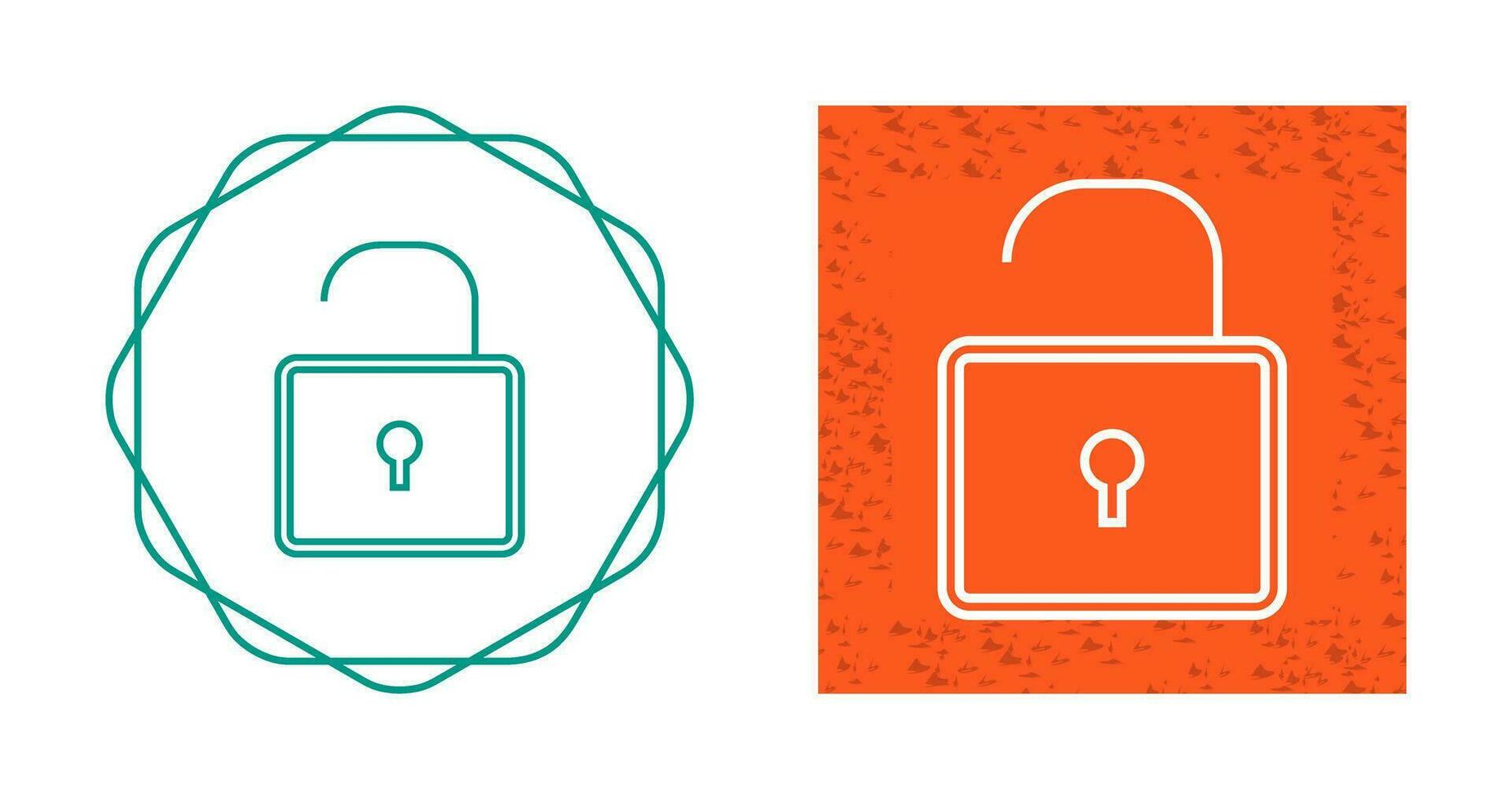 Open Lock Vector Icon Vector Icon