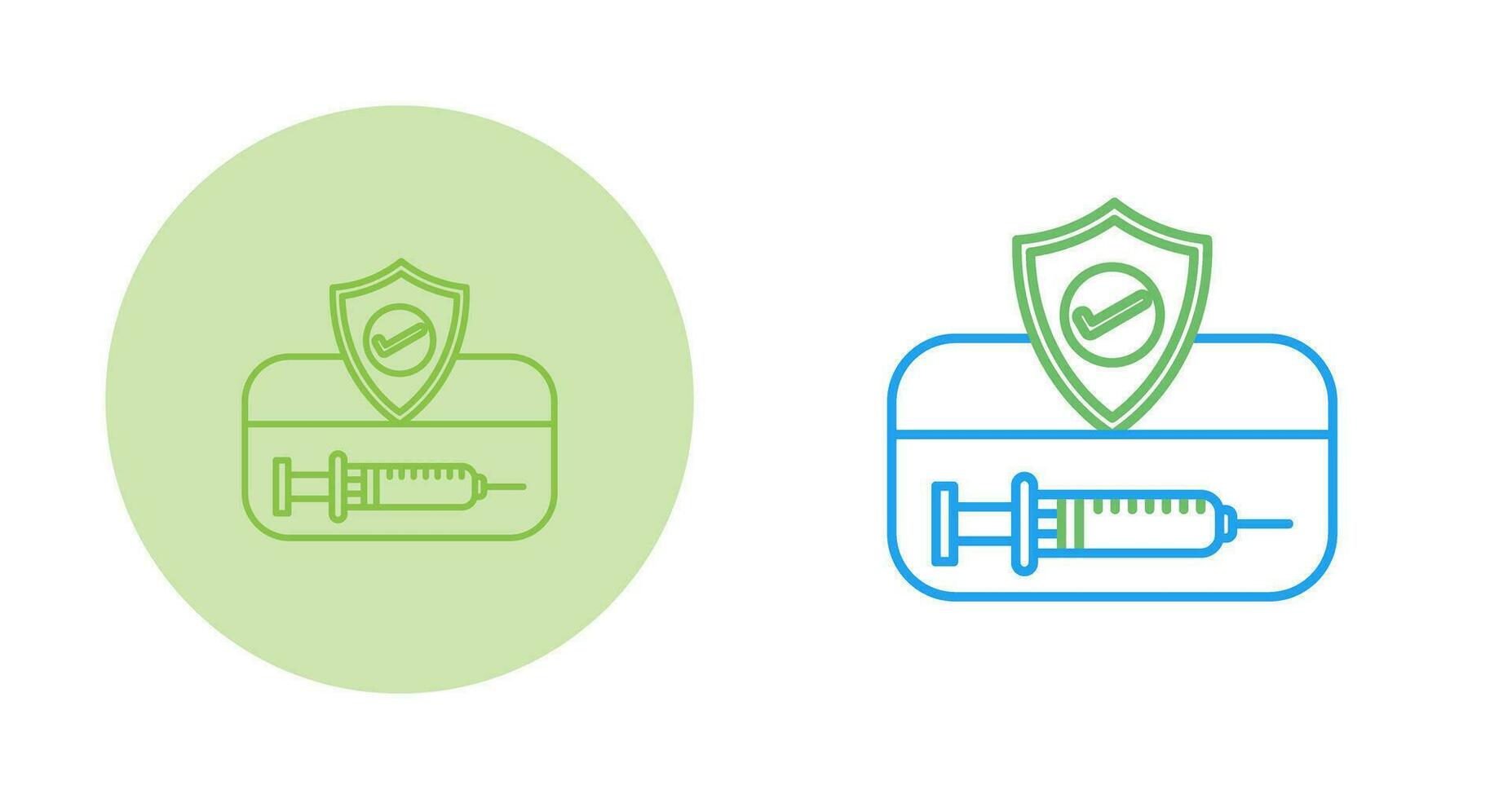 Vaccination Card Vector Icon