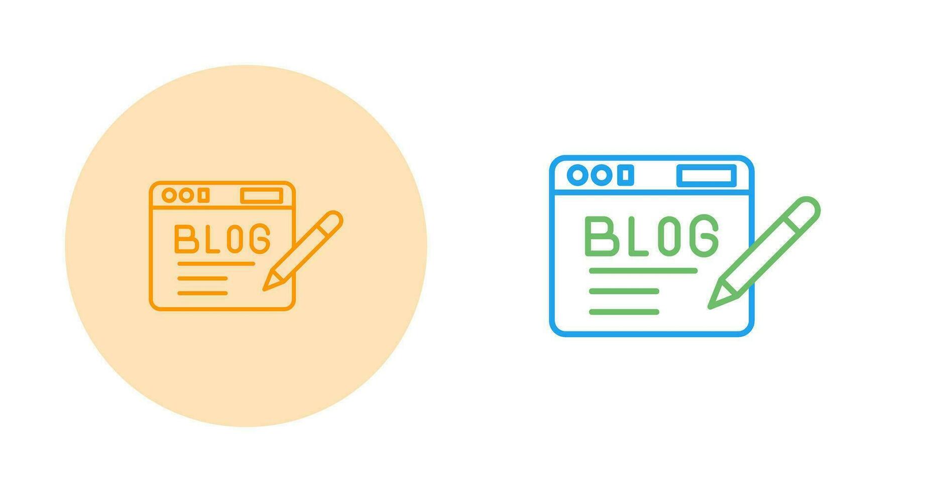 Blog Vector Icon