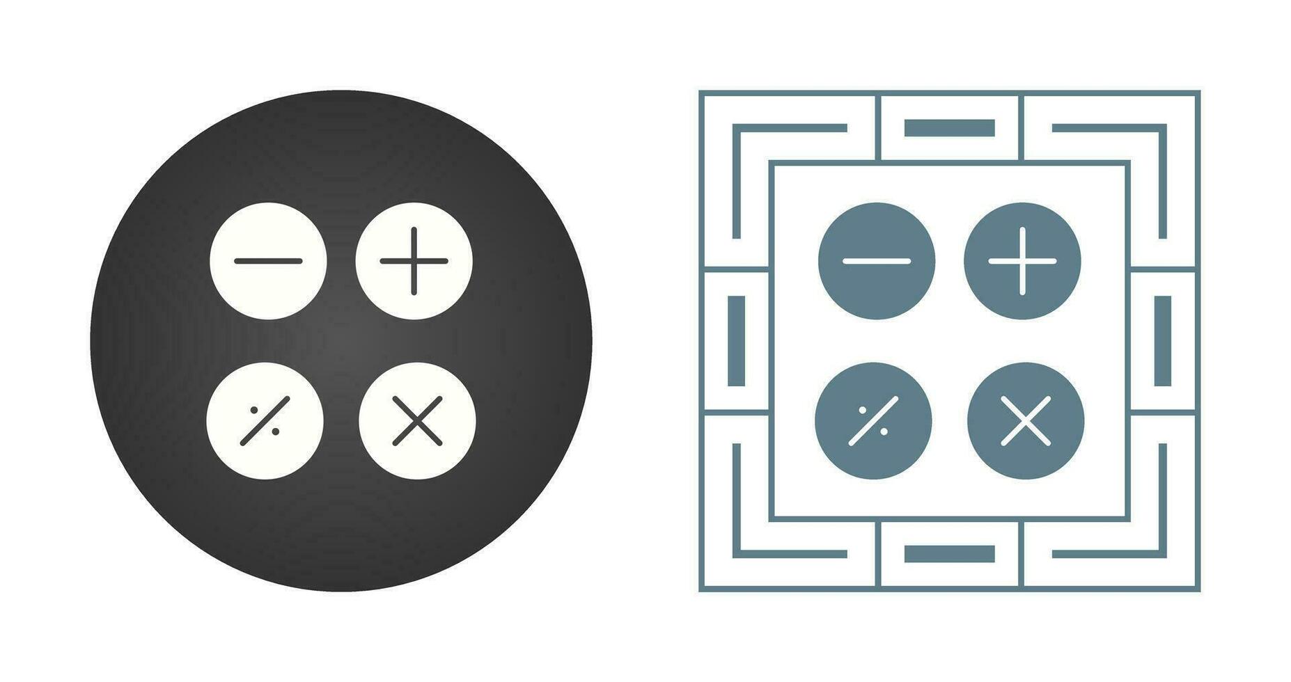 Math Symbols Vector Icon