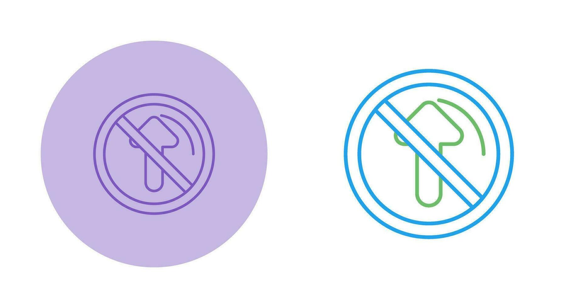 No Passing Vector Icon