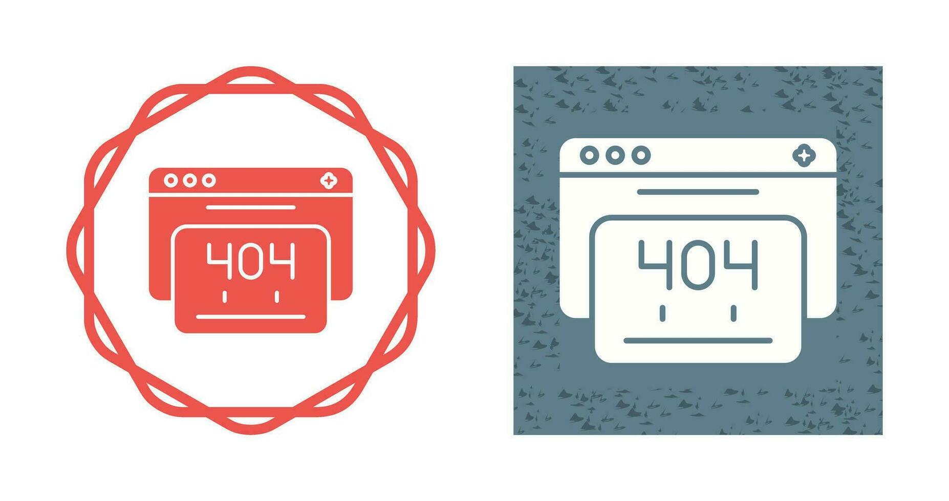 404 Error Vector Icon