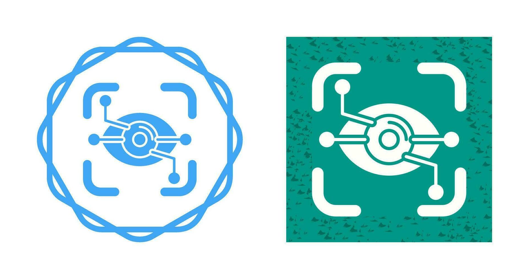 Eye Recognition Vector Icon